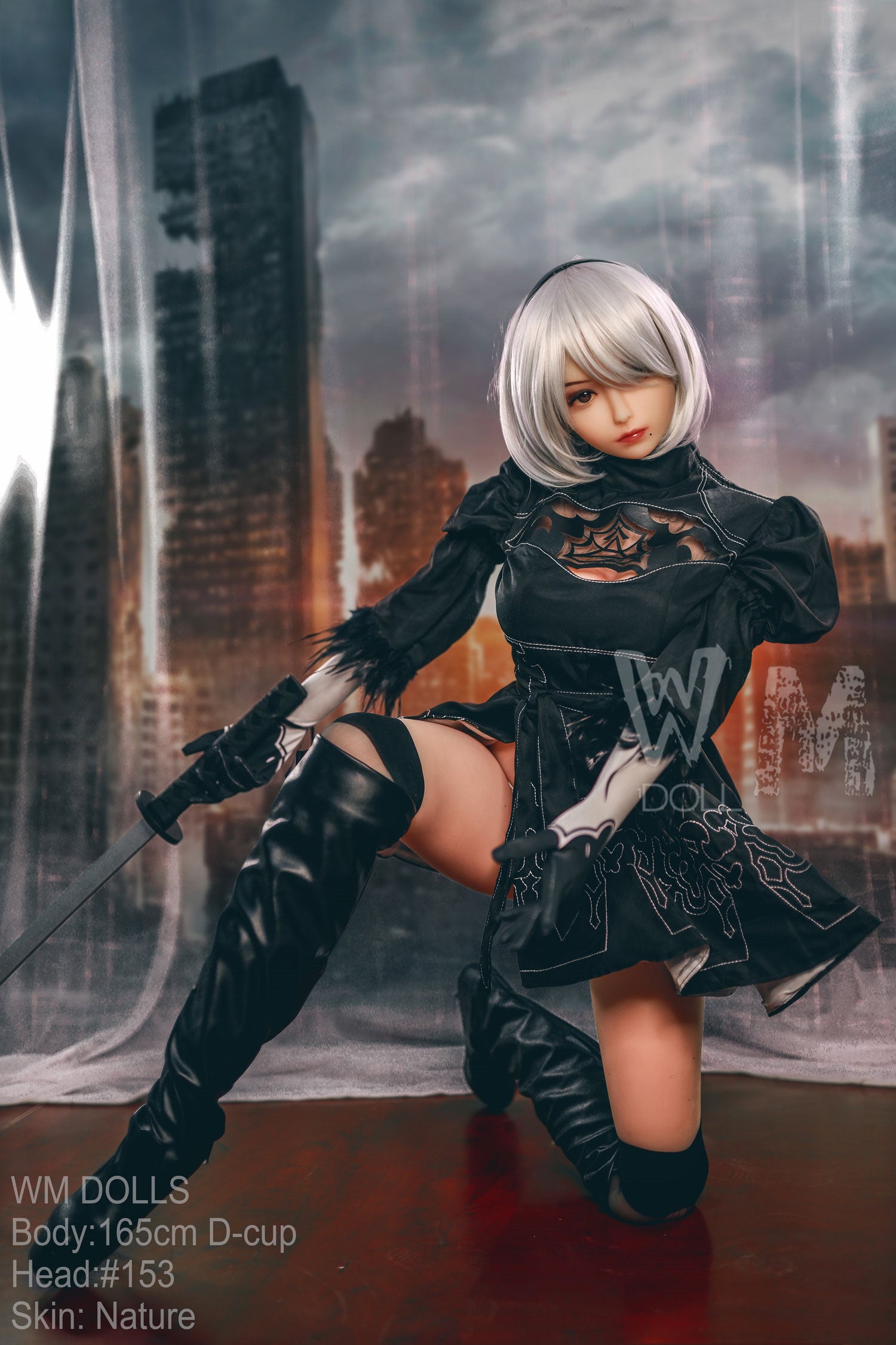 2b Sex Doll Japanese Warrior Anime Cosplay Love Doll