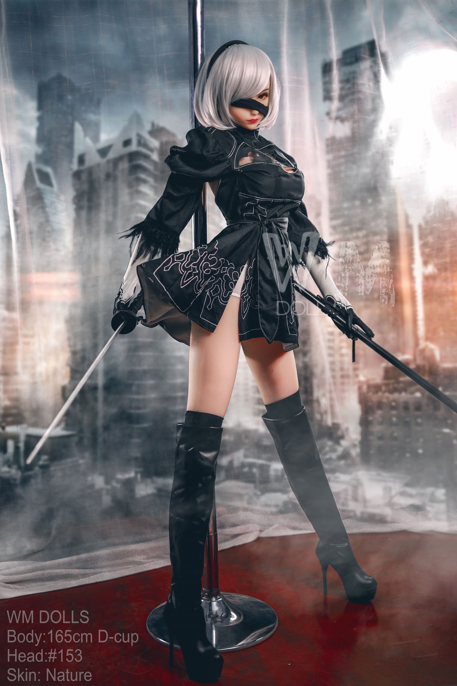 2b Sex Doll Japanese Warrior Anime Cosplay Love Doll