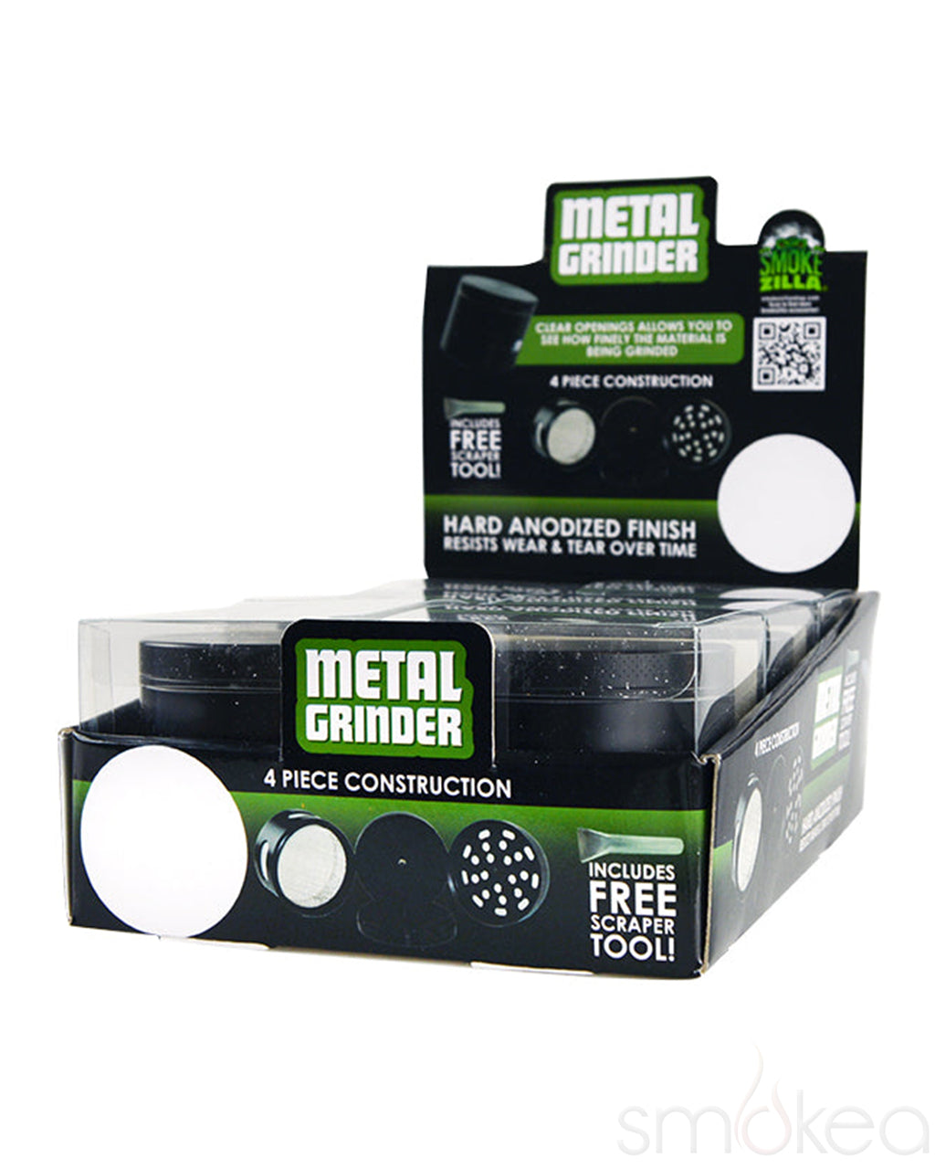Smokezilla 4pc Metal Window Grinder (6pc Display)
