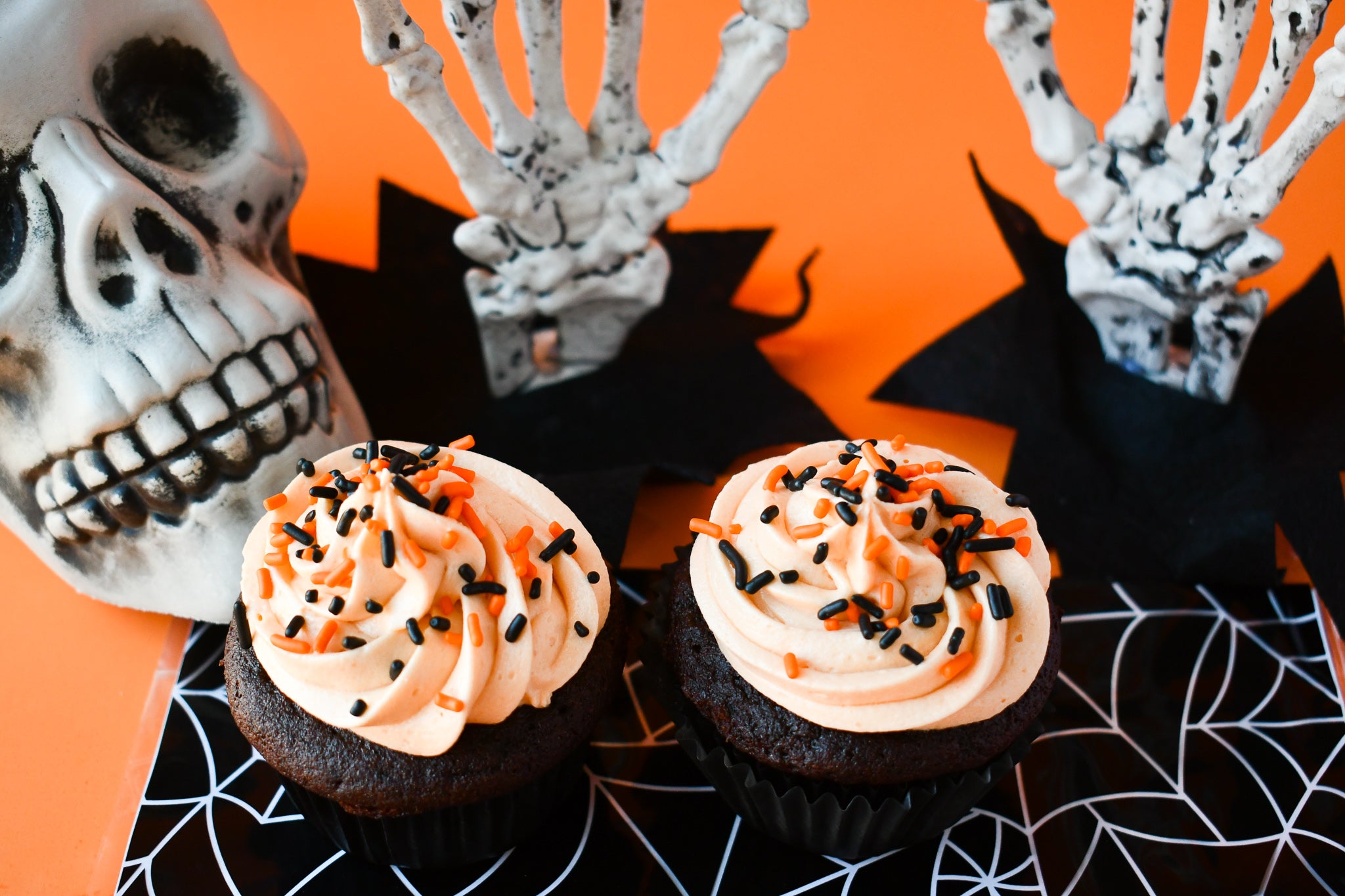 Chocolate Halloween Cupcakes