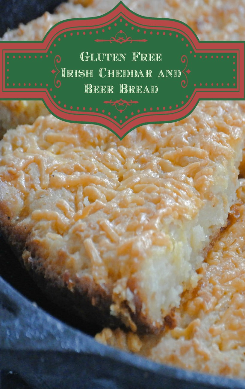 Three Ingredient Irish Cheddar and (Gluten Free) Beer Bread