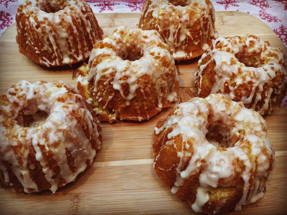 GF Spiced Rum Eggnog Bundt Cake