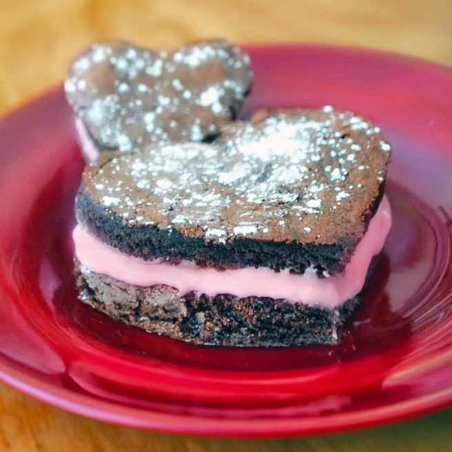 Brownie Sandwich Hearts