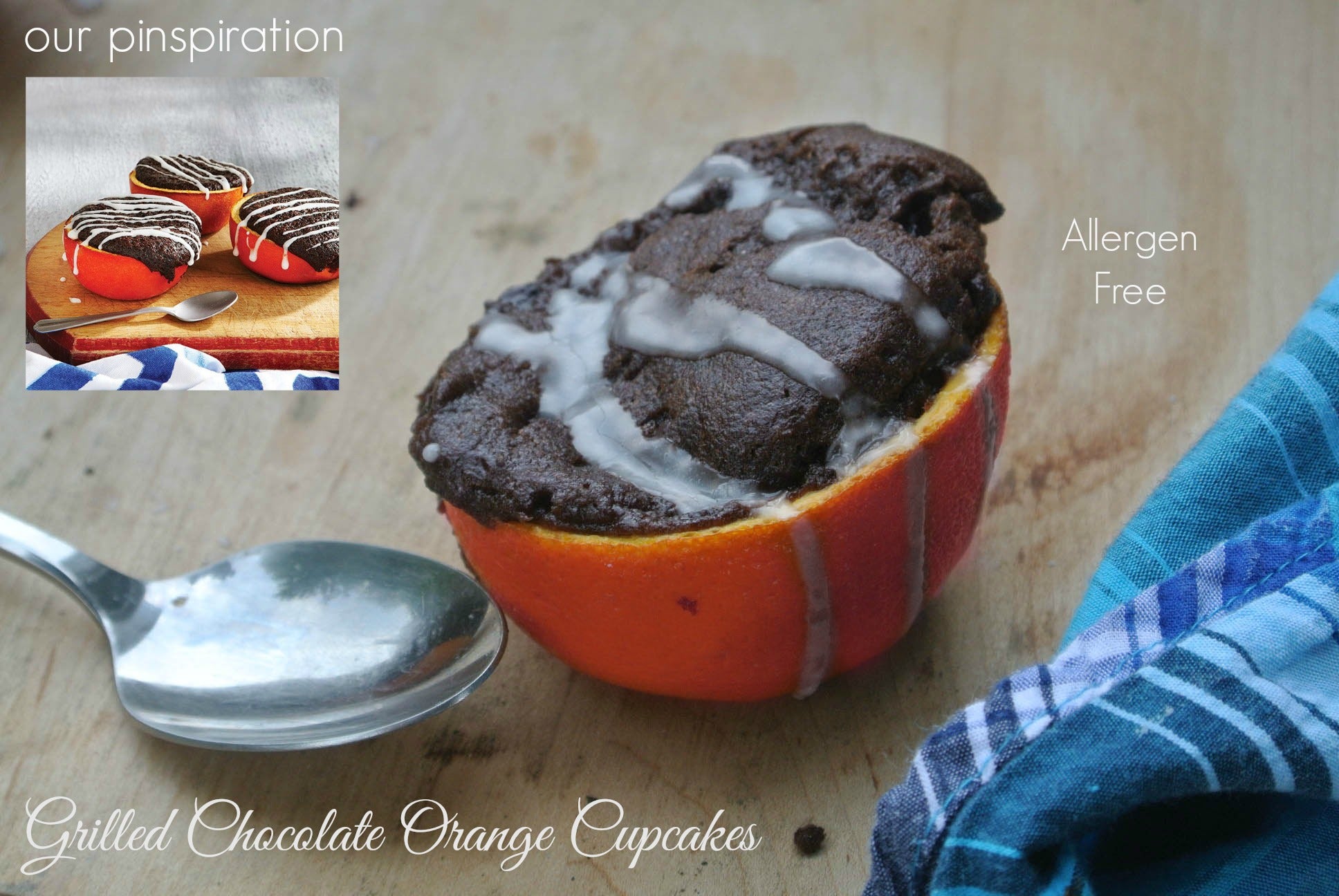 Grilled Chocolate Orange Cupcakes