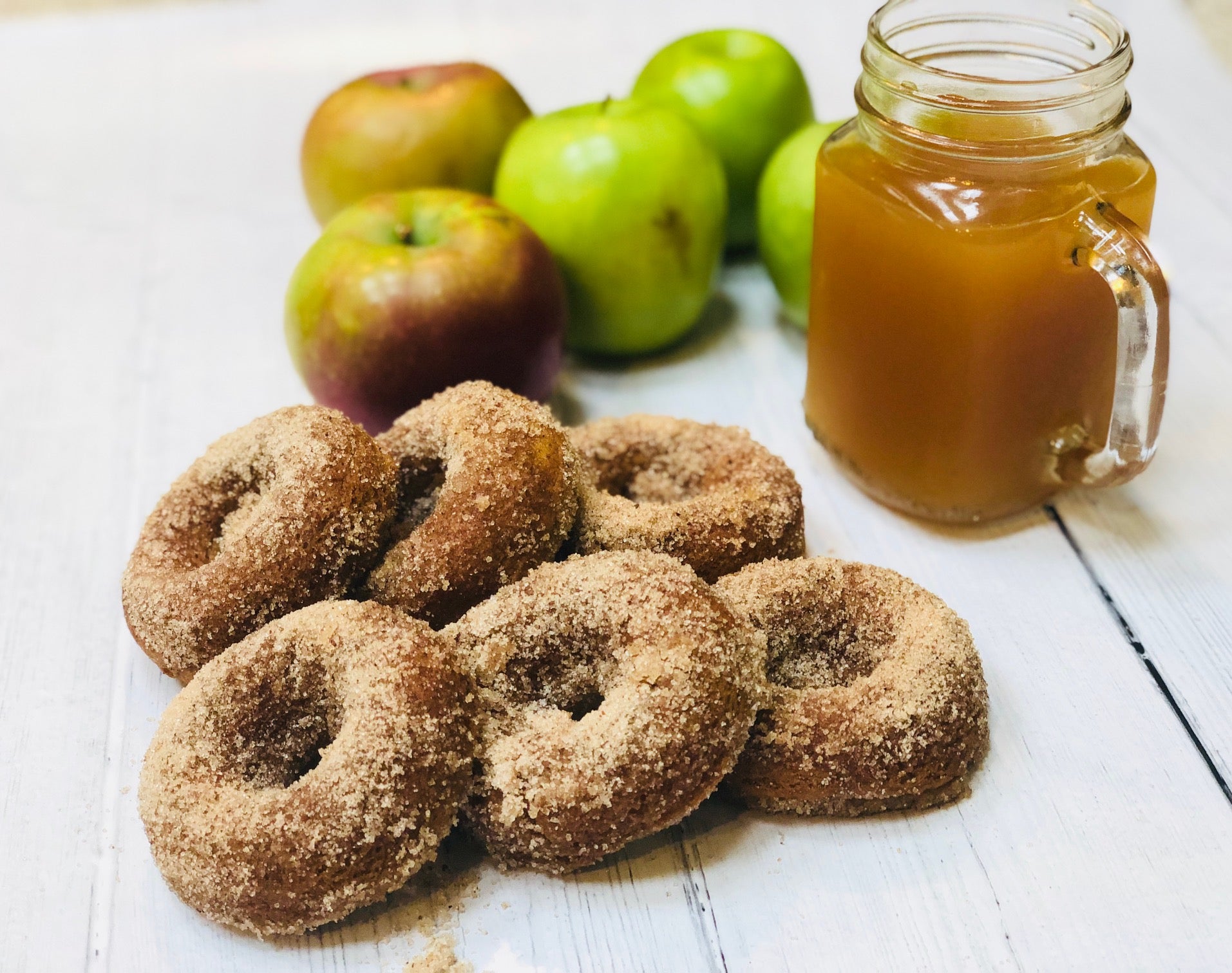 Baked Apple Cider Doughnuts