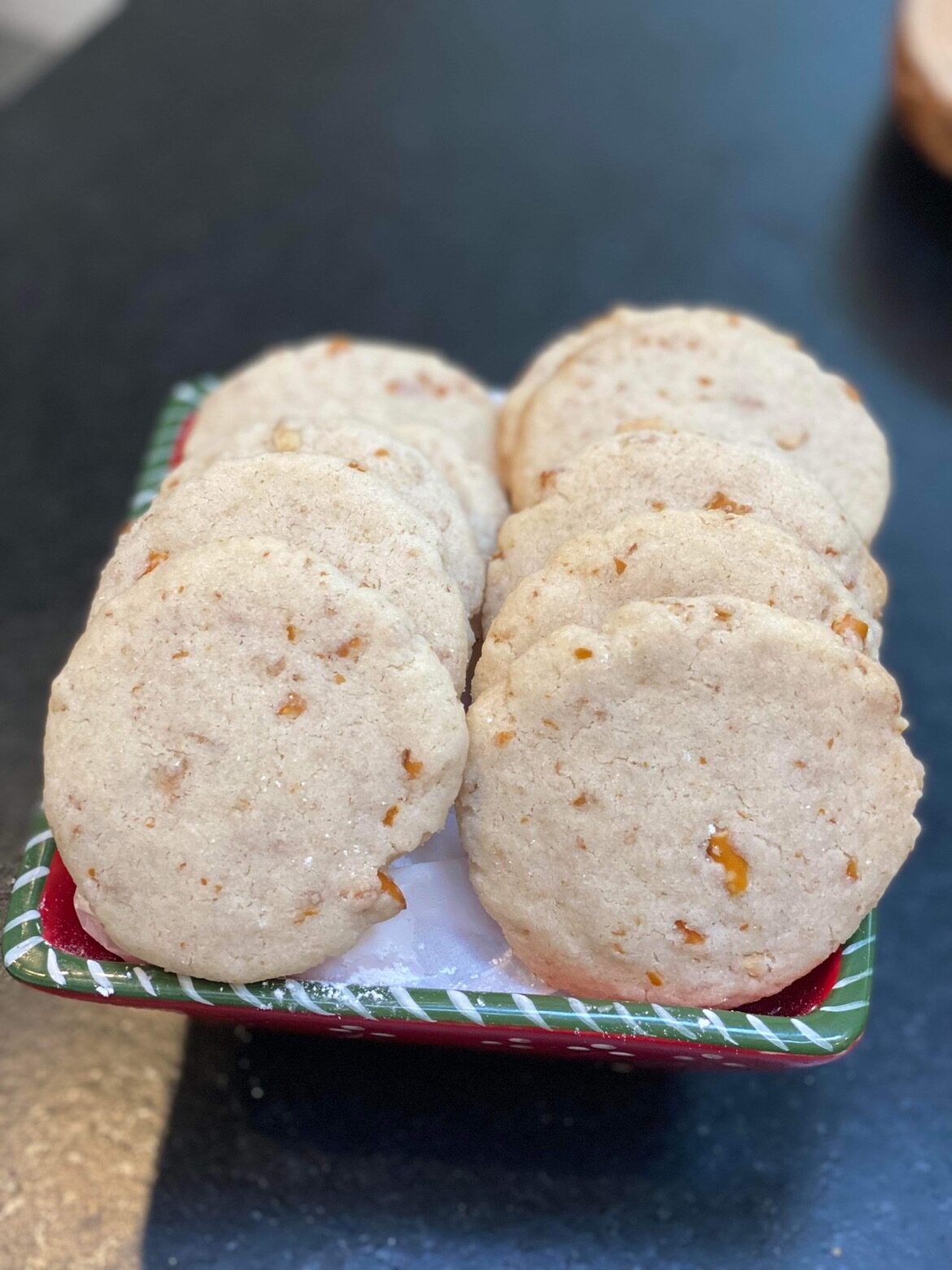 Mock Pecan Shortbread Cookies Allergy Free