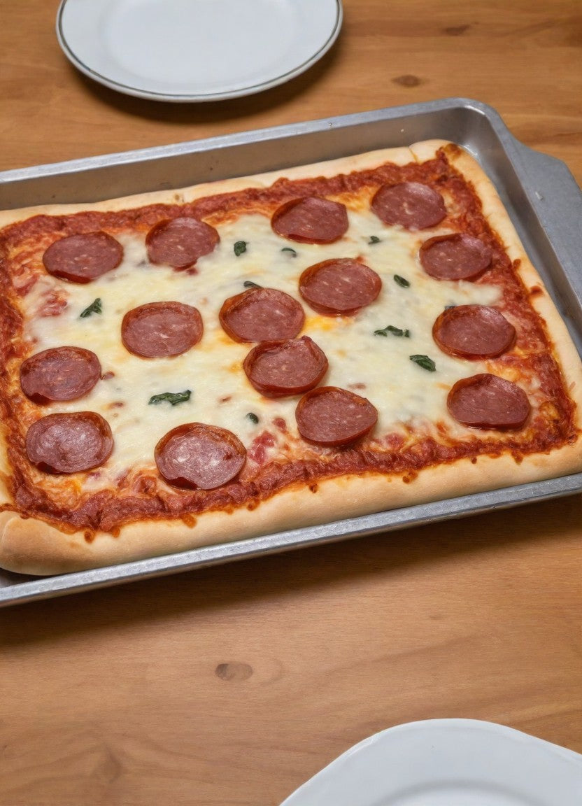 Easy Thick Crust Sicilian Pizza