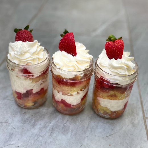 Strawberry Shortcake Mini Trifles