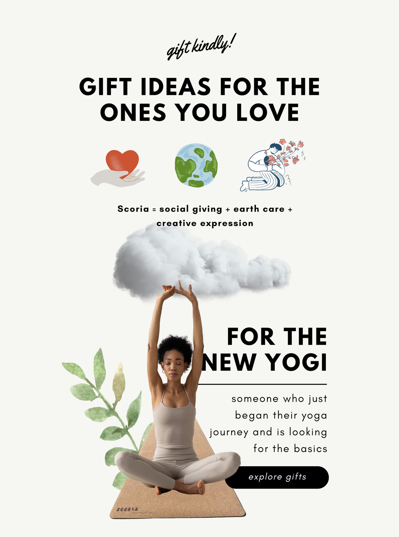 Holiday Gift Guide for Scoria Yoga Mats & Props - Natural – Scoria Canada