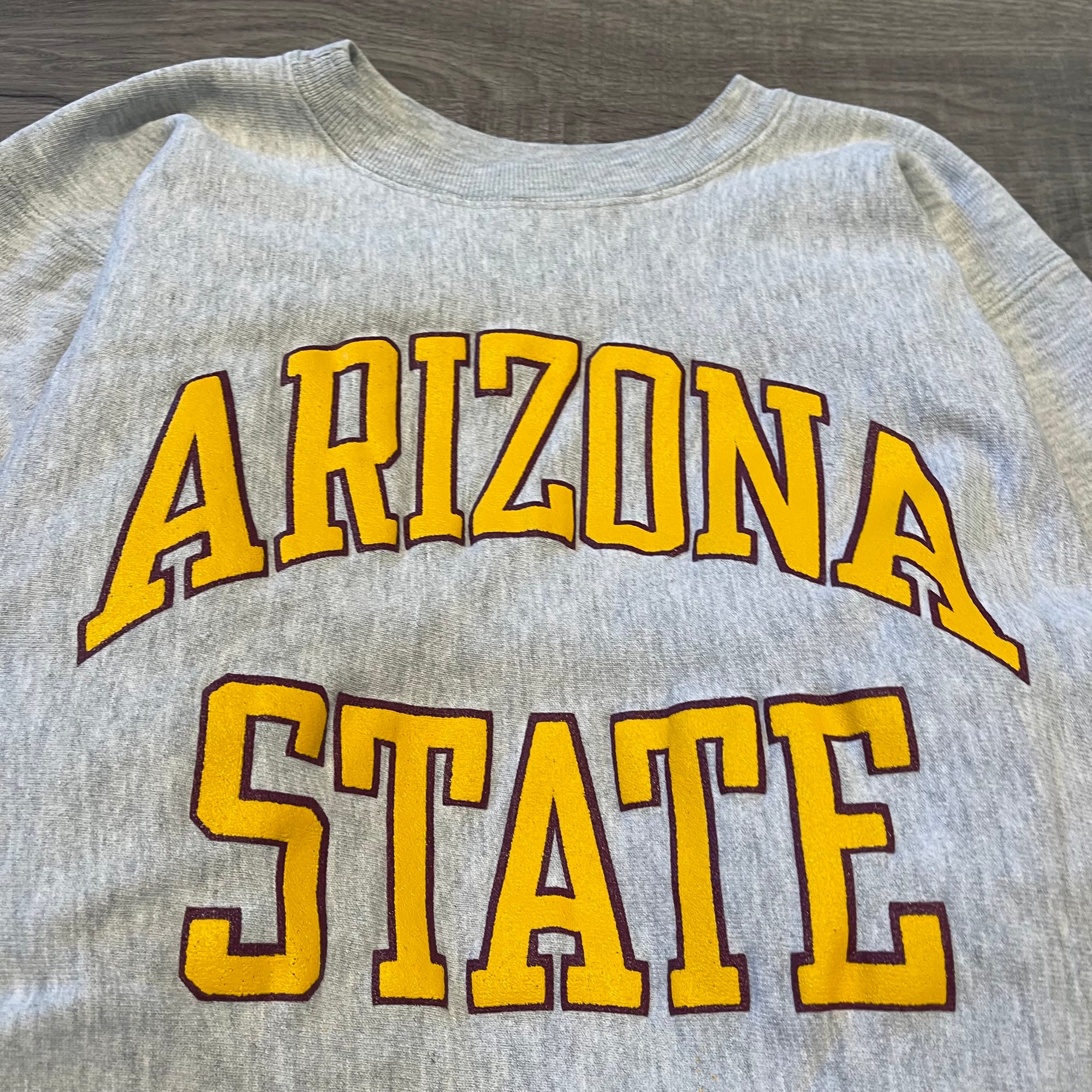 Vintage 90's ARIZONA STATE Champion Reverse Weave Varsity