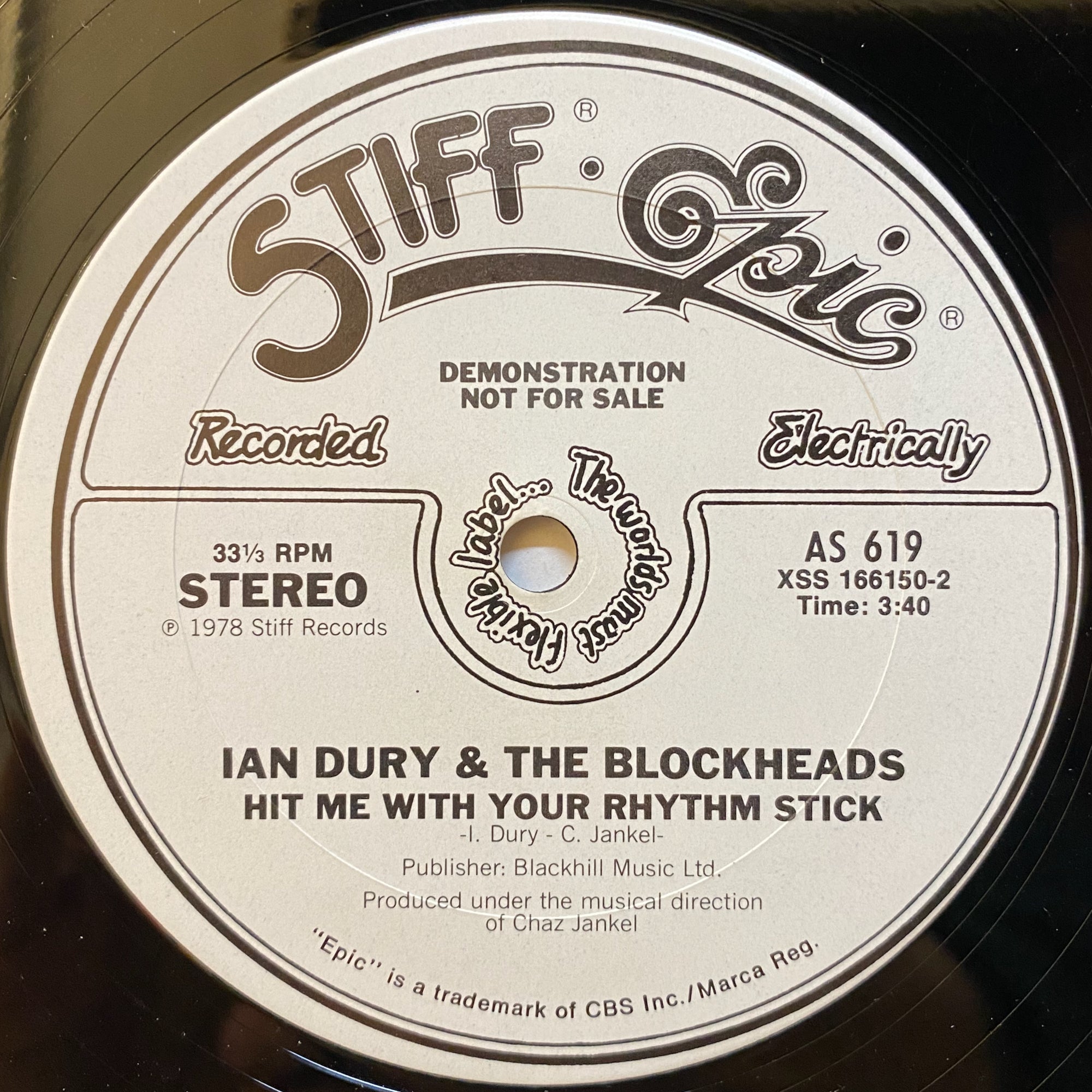 Hit Me With Your Rhythm Stick Ian Dury And The Blockheads Vinyl7 Records