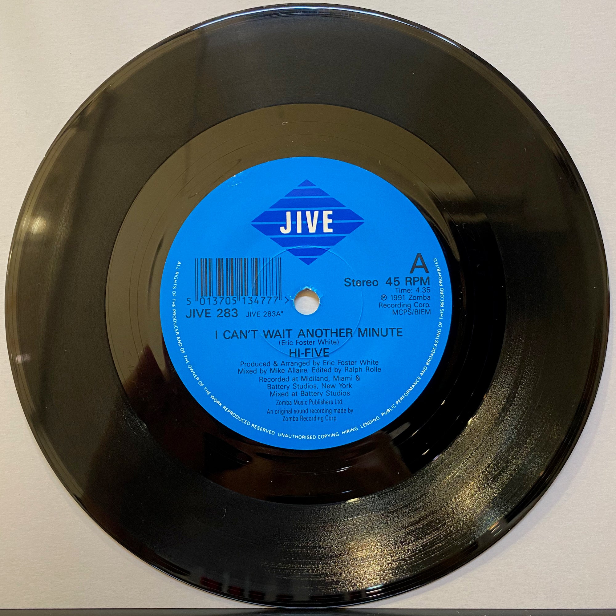 Hi-Five / I Can't Wait Another Minute | VINYL7 RECORDS