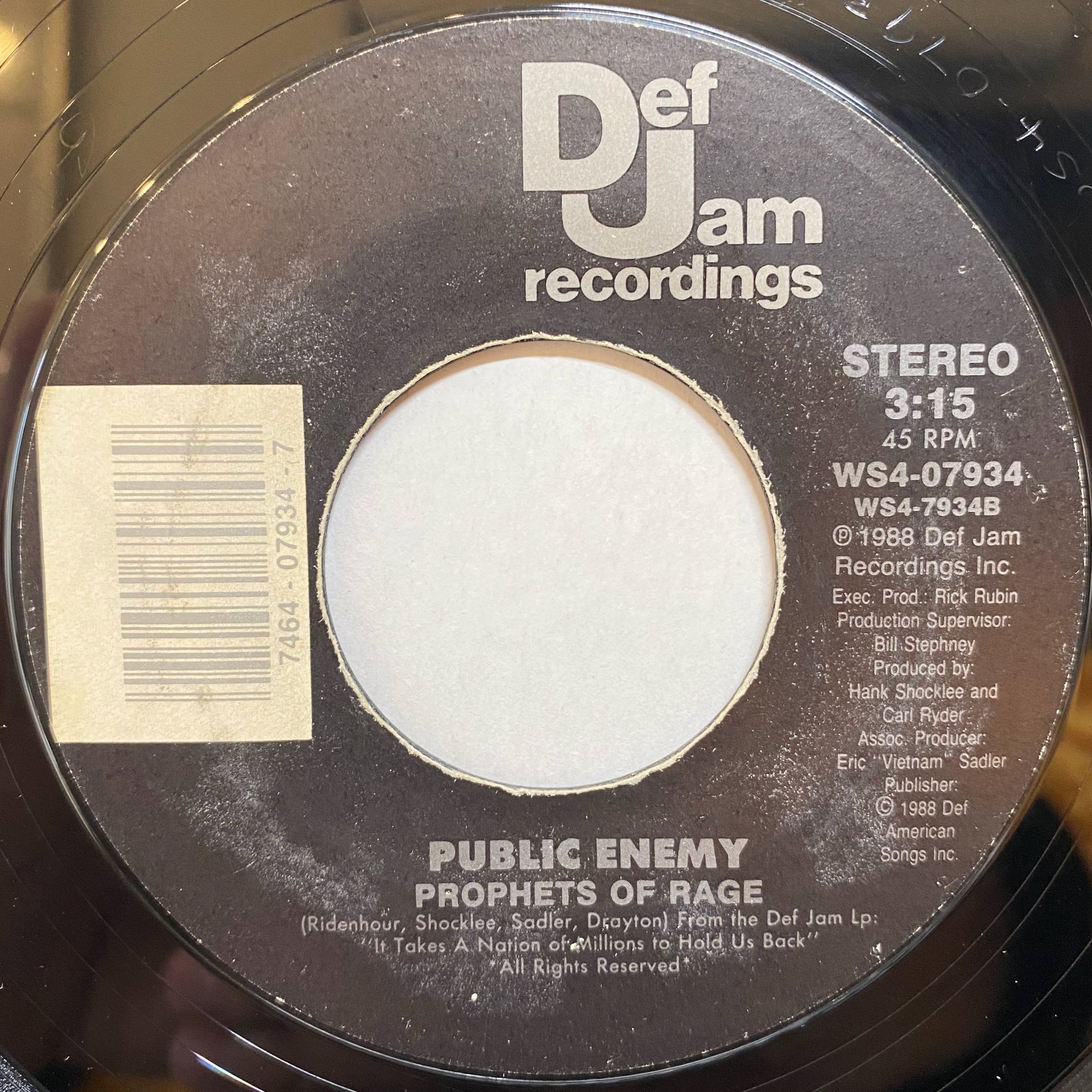 Public Enemy / Don't Believe The Hype | VINYL7 RECORDS