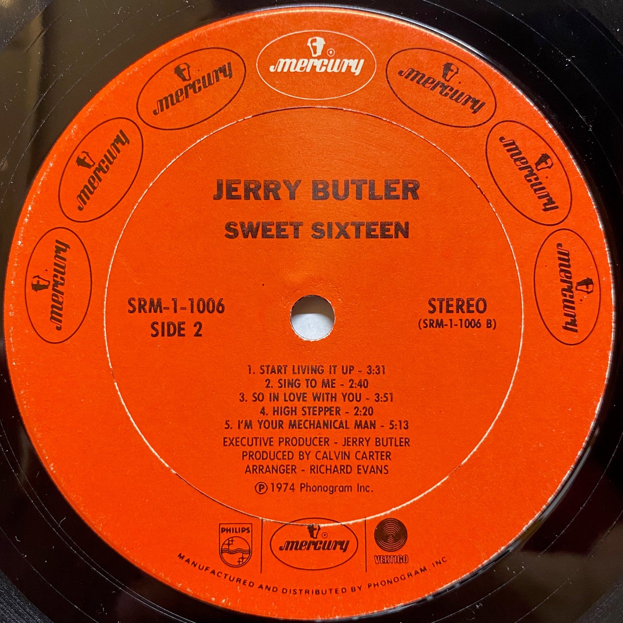 Jerry Butler / Sweet Sixteen | VINYL7 RECORDS