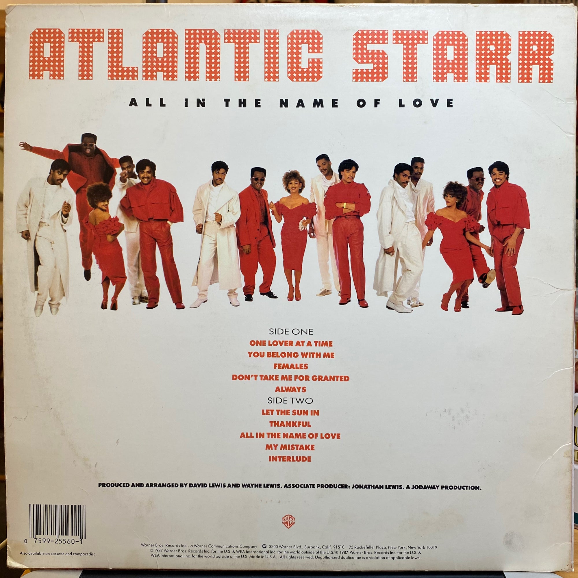 Atlantic Starr / All In The Name Of Love | VINYL7 RECORDS