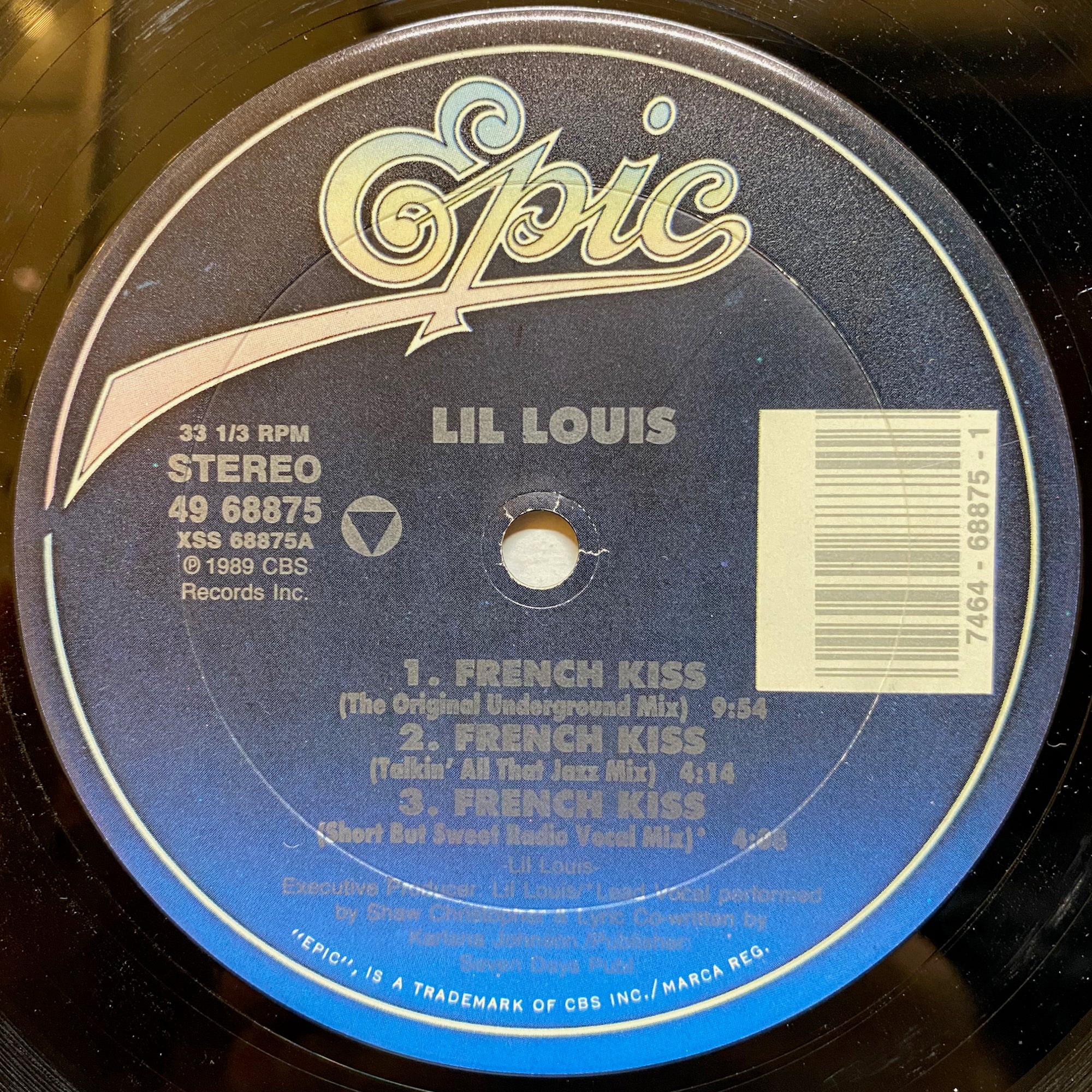 Lil Louis / French Kiss | VINYL7 RECORDS