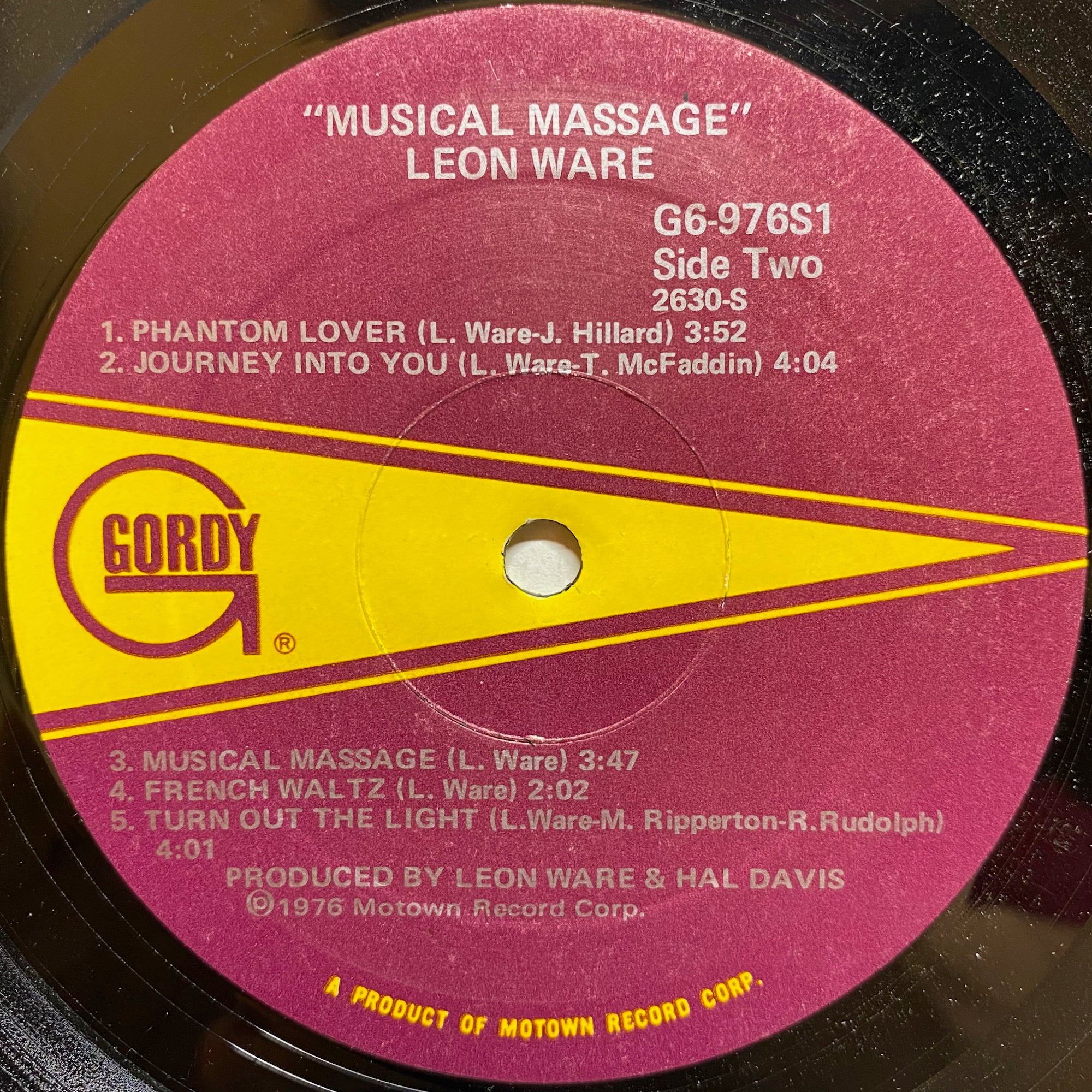 Leon Ware / Musical Massage | VINYL7 RECORDS