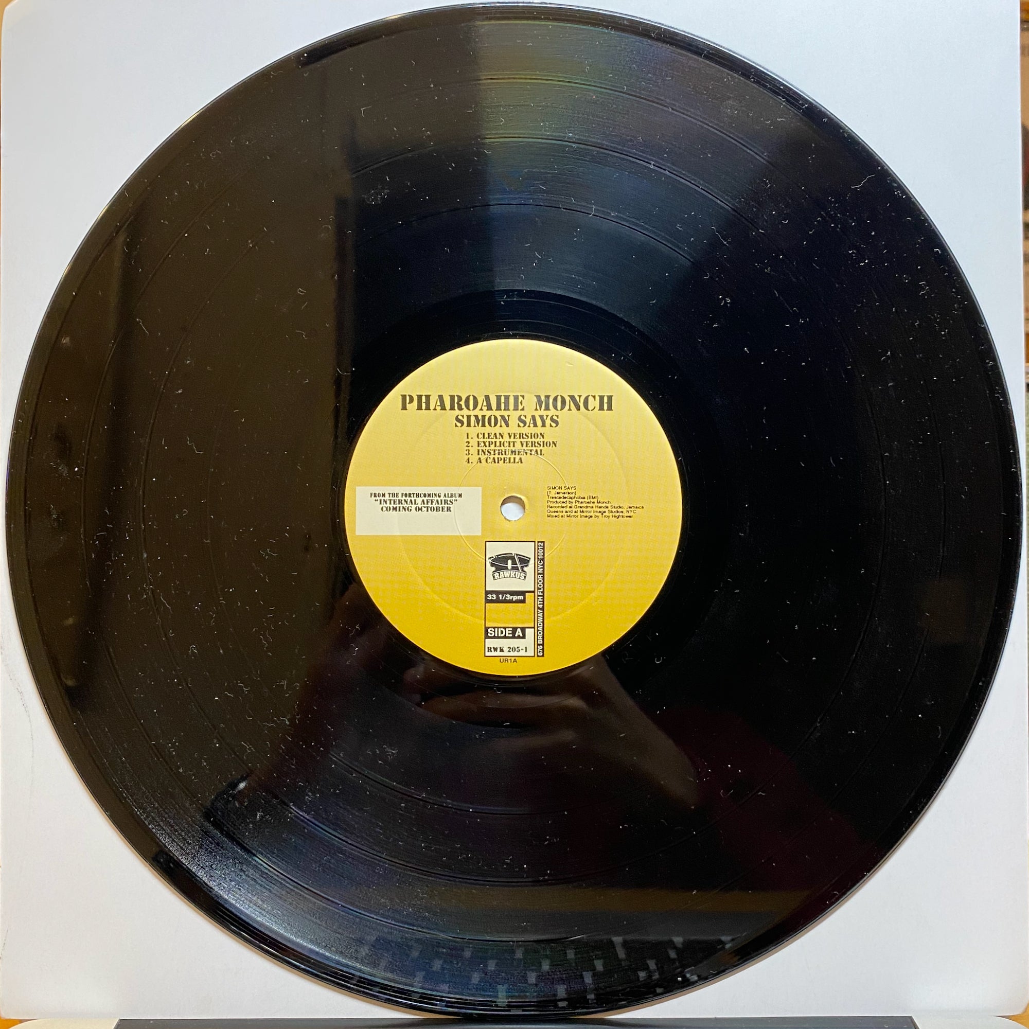 Pharoahe Monch - Simon Says b/w Instrumental / War Media WM7001 - Vinyl