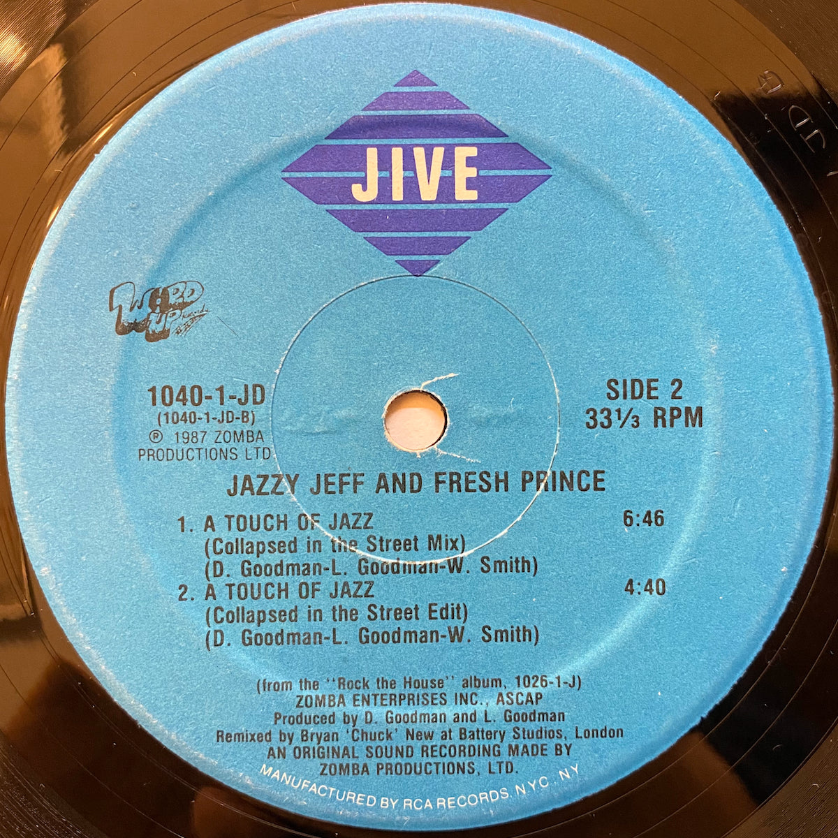 D.J. Jazzy Jeff And The Fresh Prince / A Touch Of Jazz | VINYL7