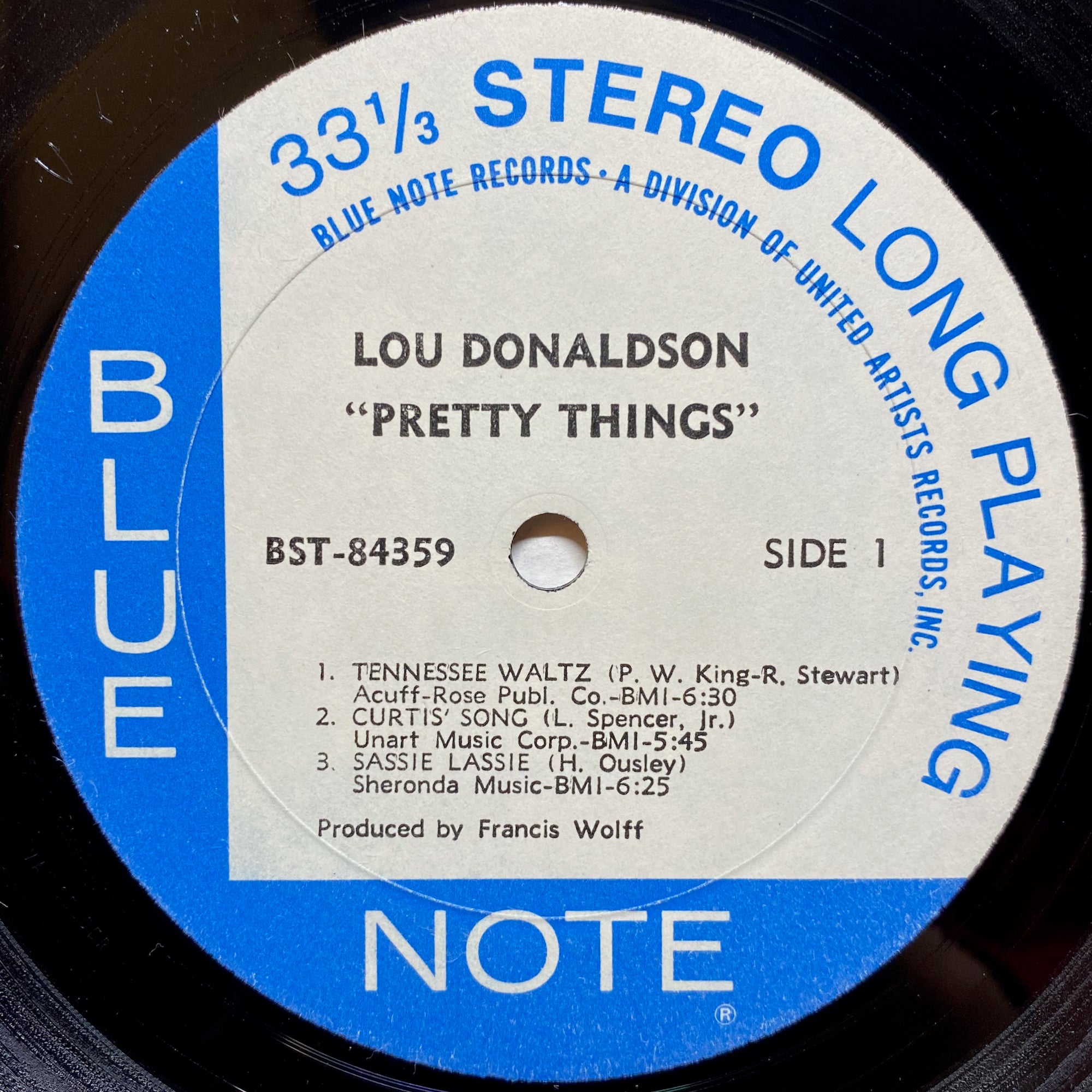 Lou Donaldson / Pretty Thing | VINYL7 RECORDS