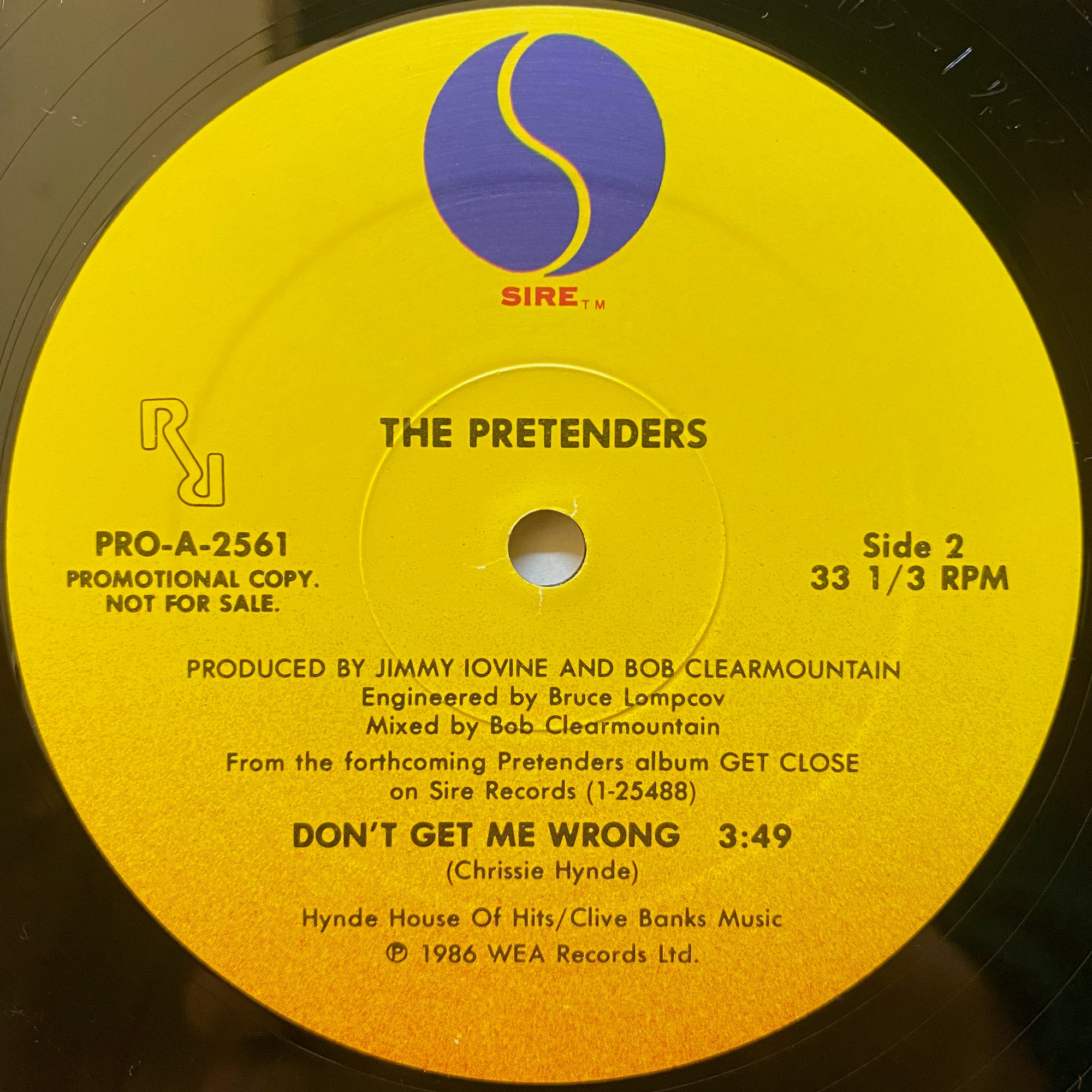 Pretenders, The / Don't Get Me Wrong | VINYL7 RECORDS