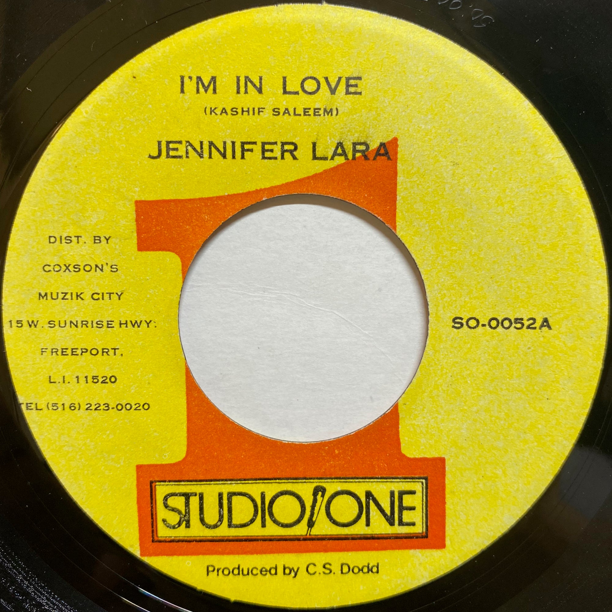 Jennifer Lara / I'm In Love   VINYL7 RECORDS