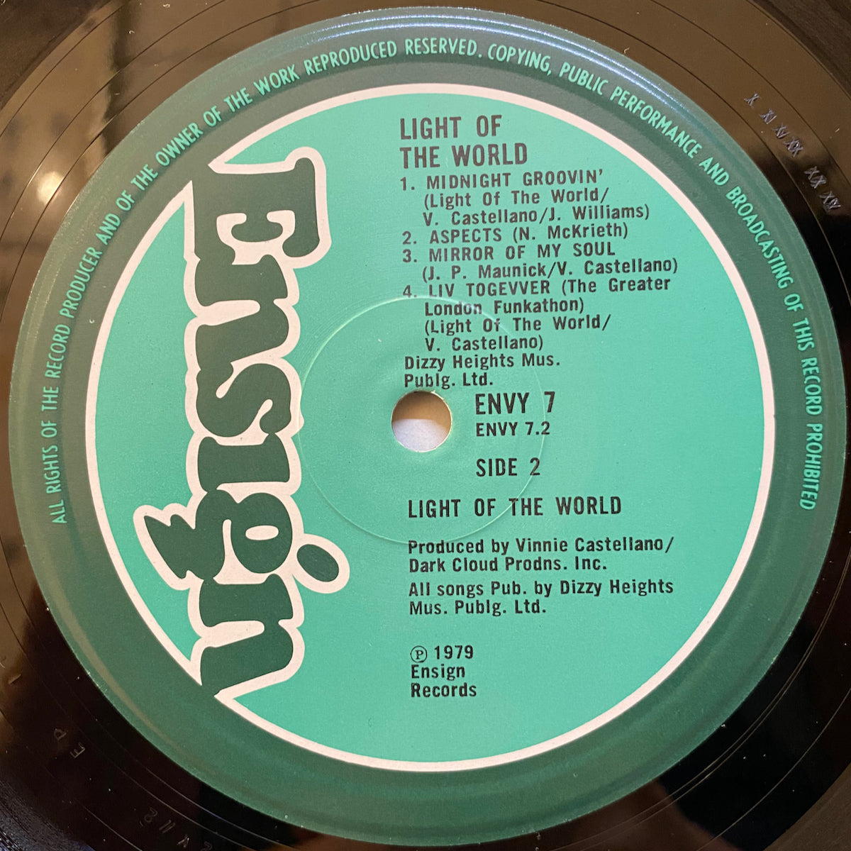 Light Of The World / Light Of The World | VINYL7 RECORDS