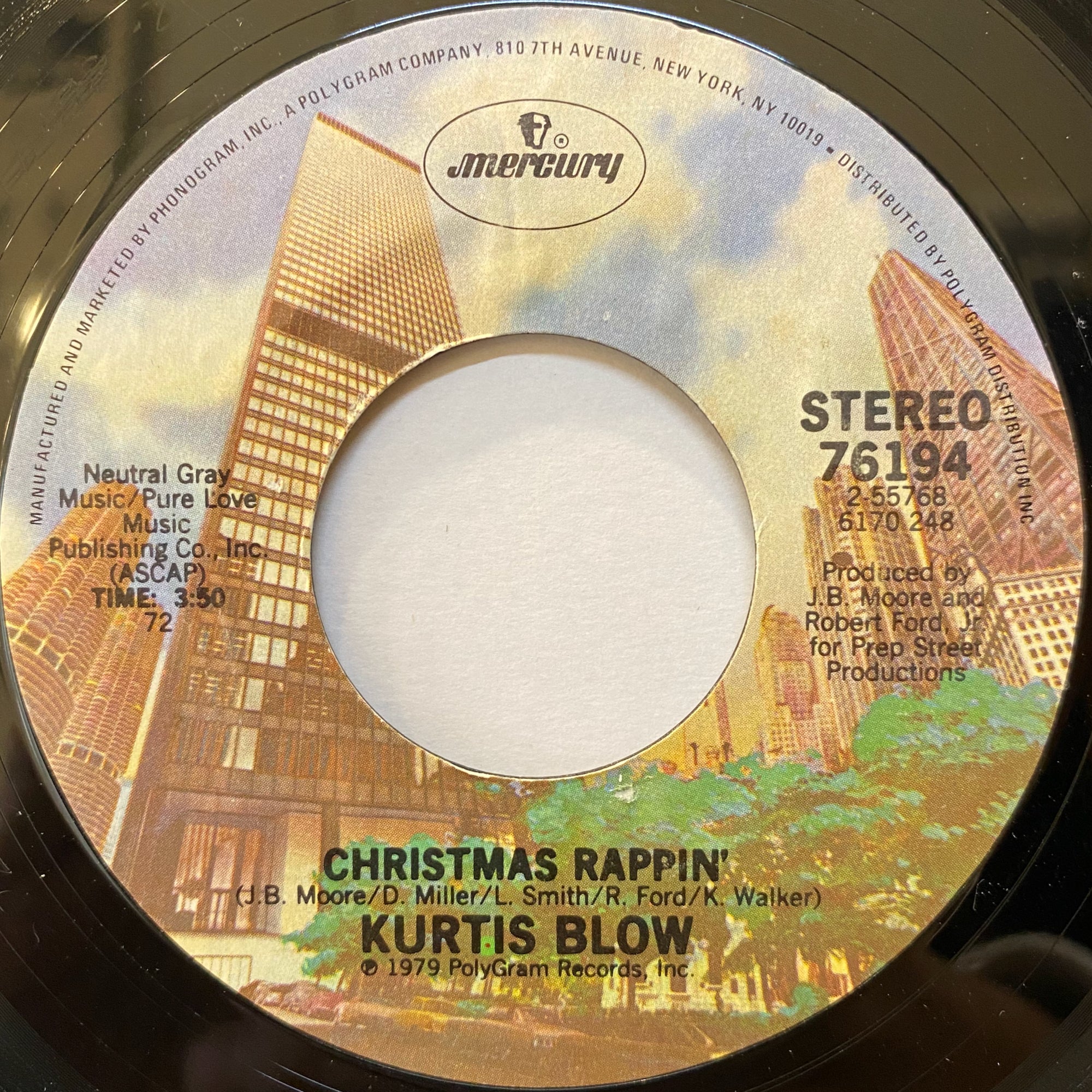 Kurtis Blow / Christmas Rappin' | VINYL7 RECORDS