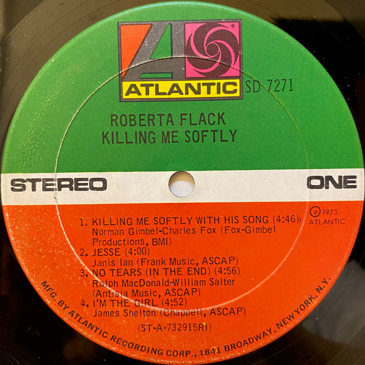 Roberta Flack / Killing Me Softly | VINYL7 RECORDS