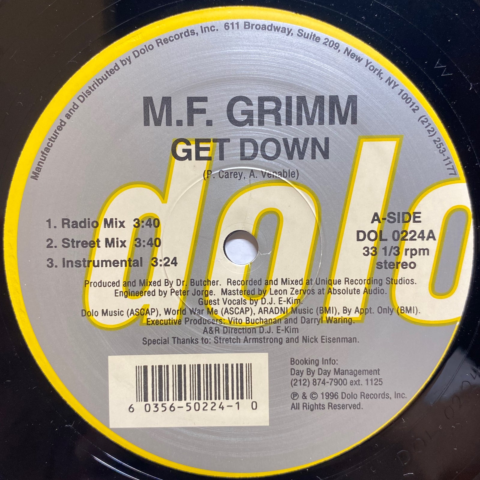 Down　Grimm　VINYL7　Get　RECORDS