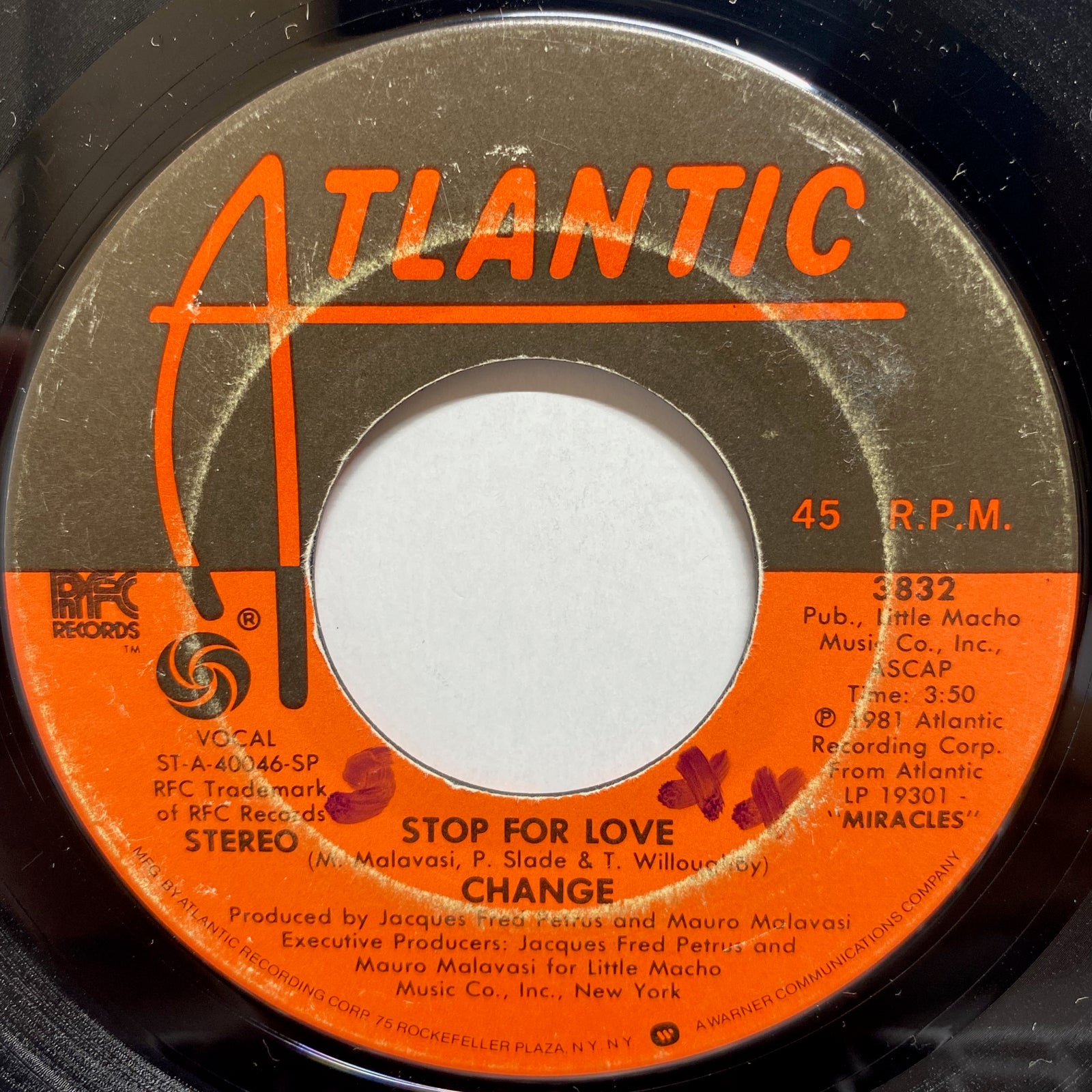 Change / Hold Tight / Stop For Love | VINYL7 RECORDS