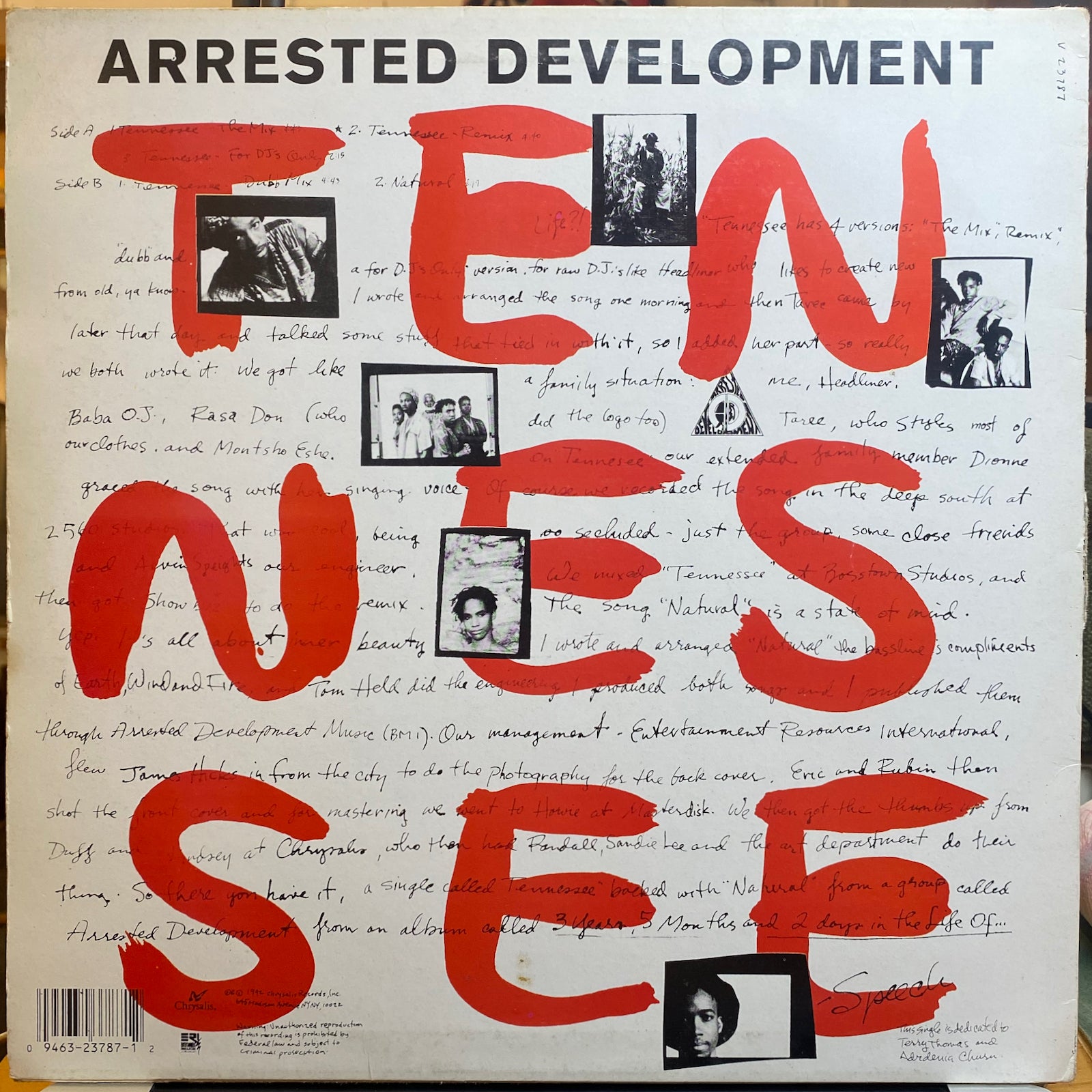 Arrested Development / Tennessee | VINYL7 RECORDS