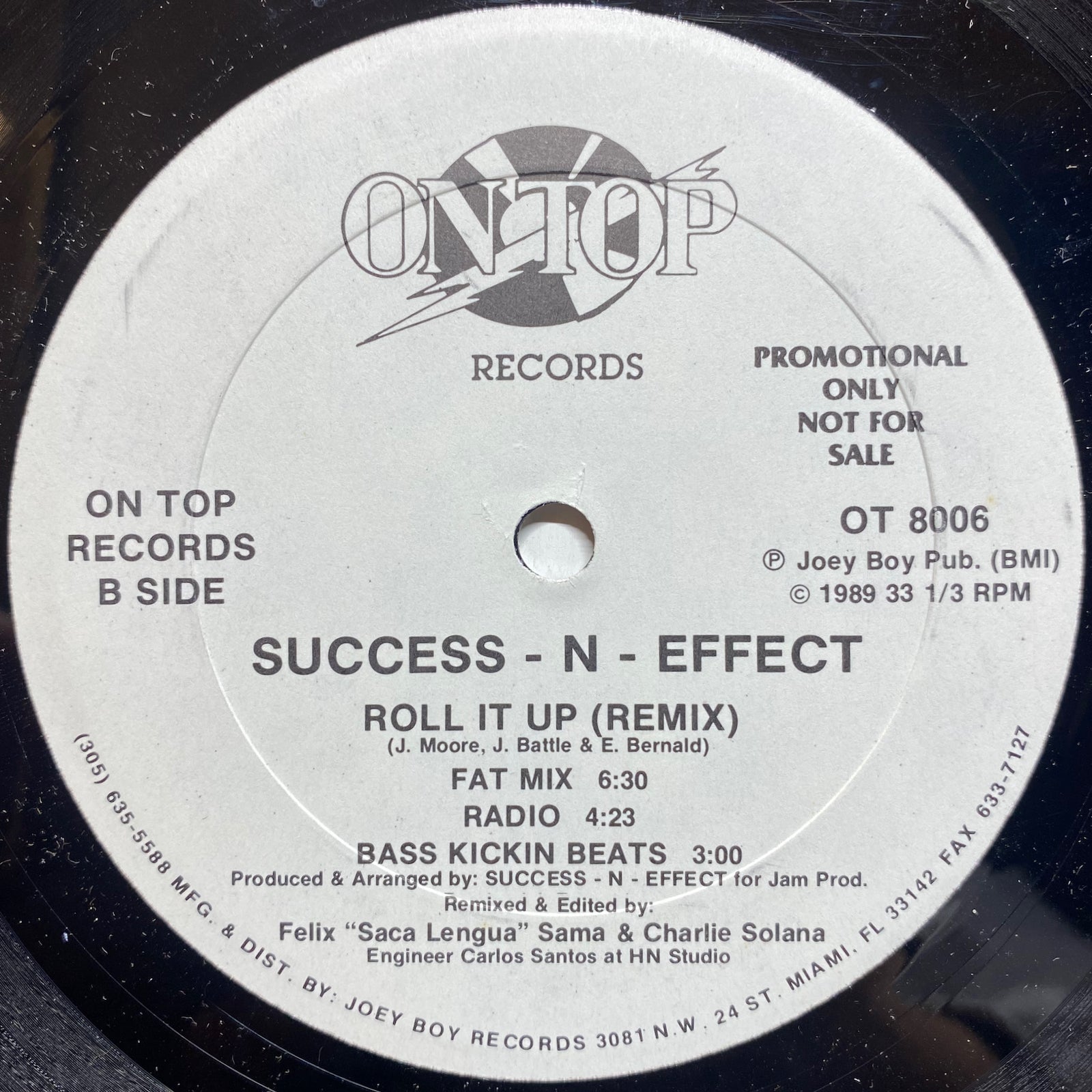 Success - N - Effect / Freeze / Roll It Up | VINYL7 RECORDS
