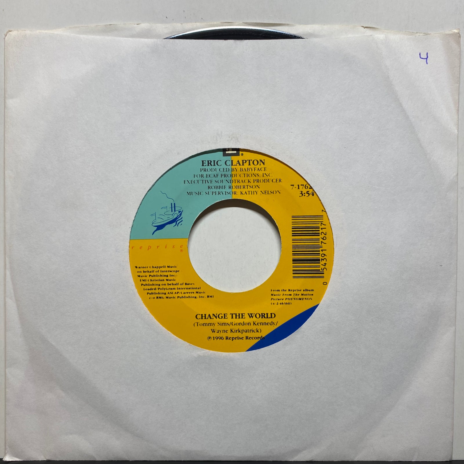 Eric Clapton / Change The World | VINYL7 RECORDS