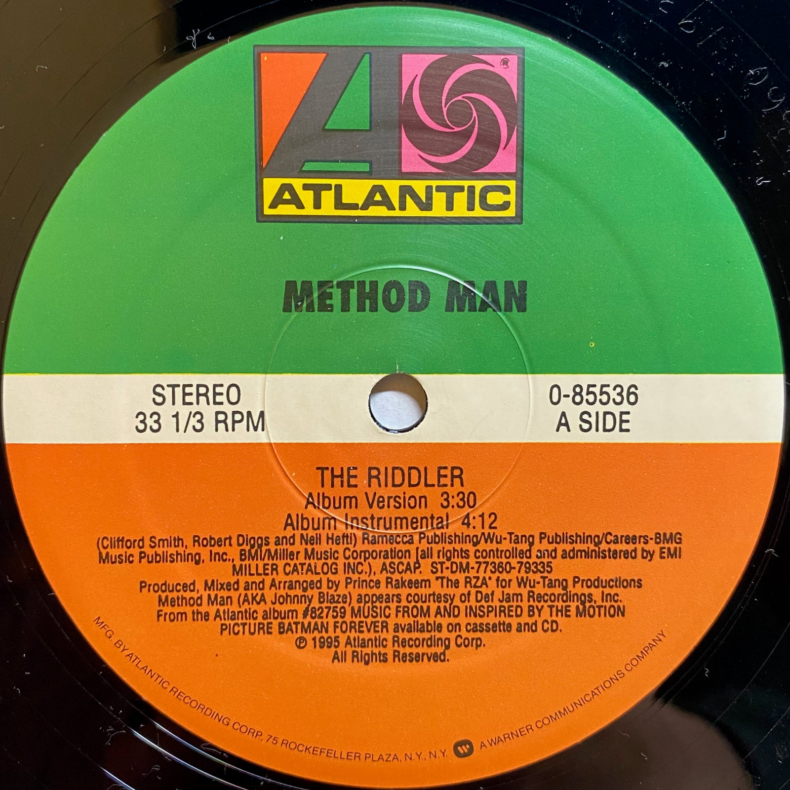 Method Man / The Riddler | VINYL7 RECORDS