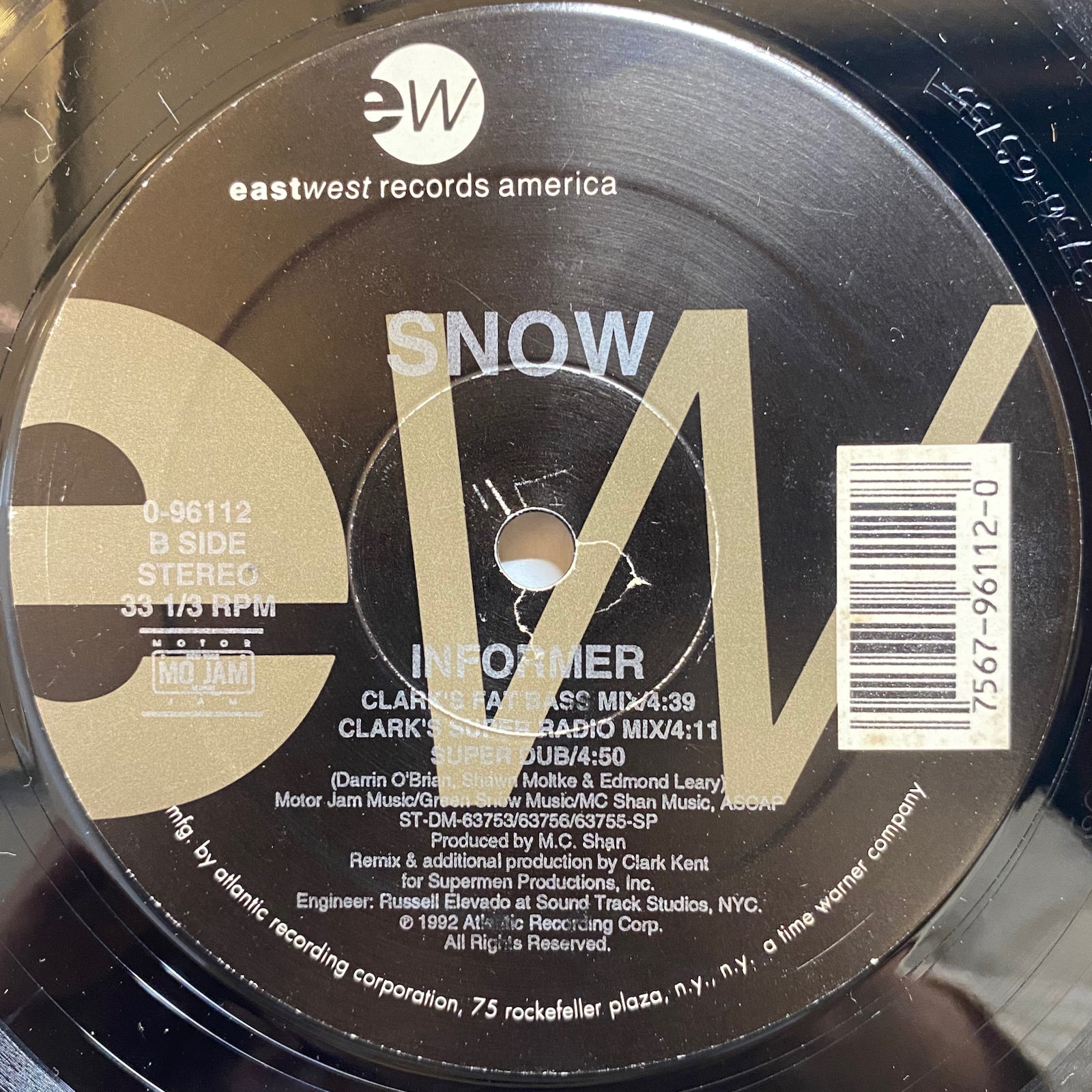 Snow / Informer | VINYL7 RECORDS
