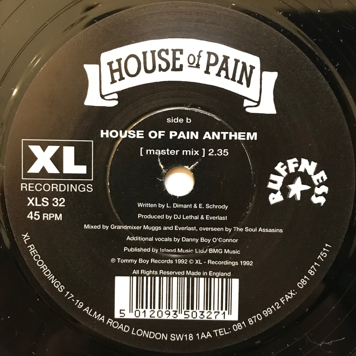 House Of Pain ハウスオブペイン Analog レコード-