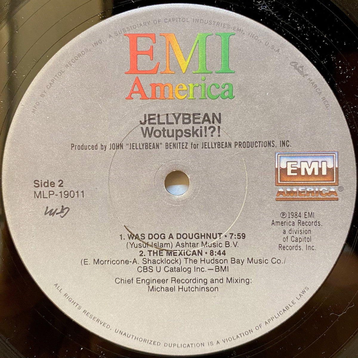 Jellybean / Wotupski!?! | VINYL7 RECORDS