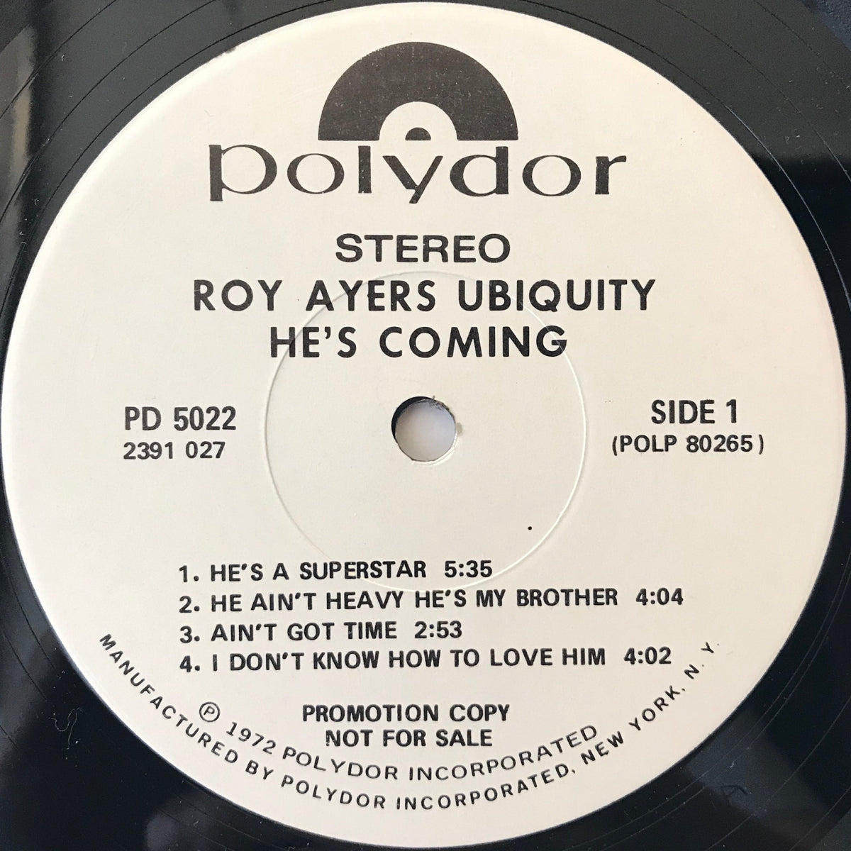 Roy Ayers Ubiquity / He's Coming | VINYL7 RECORDS