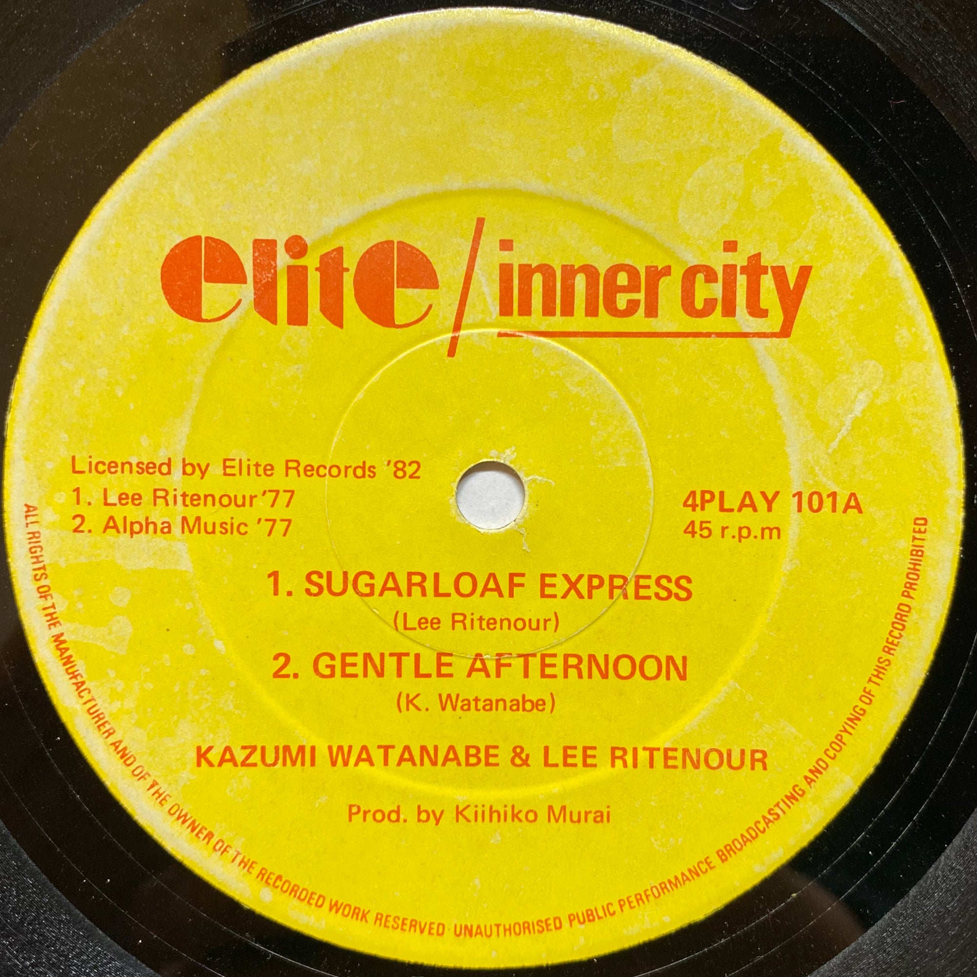 Kazumi Watanabe / Lee Ritenour / Don Latarski / Sugarloaf Express