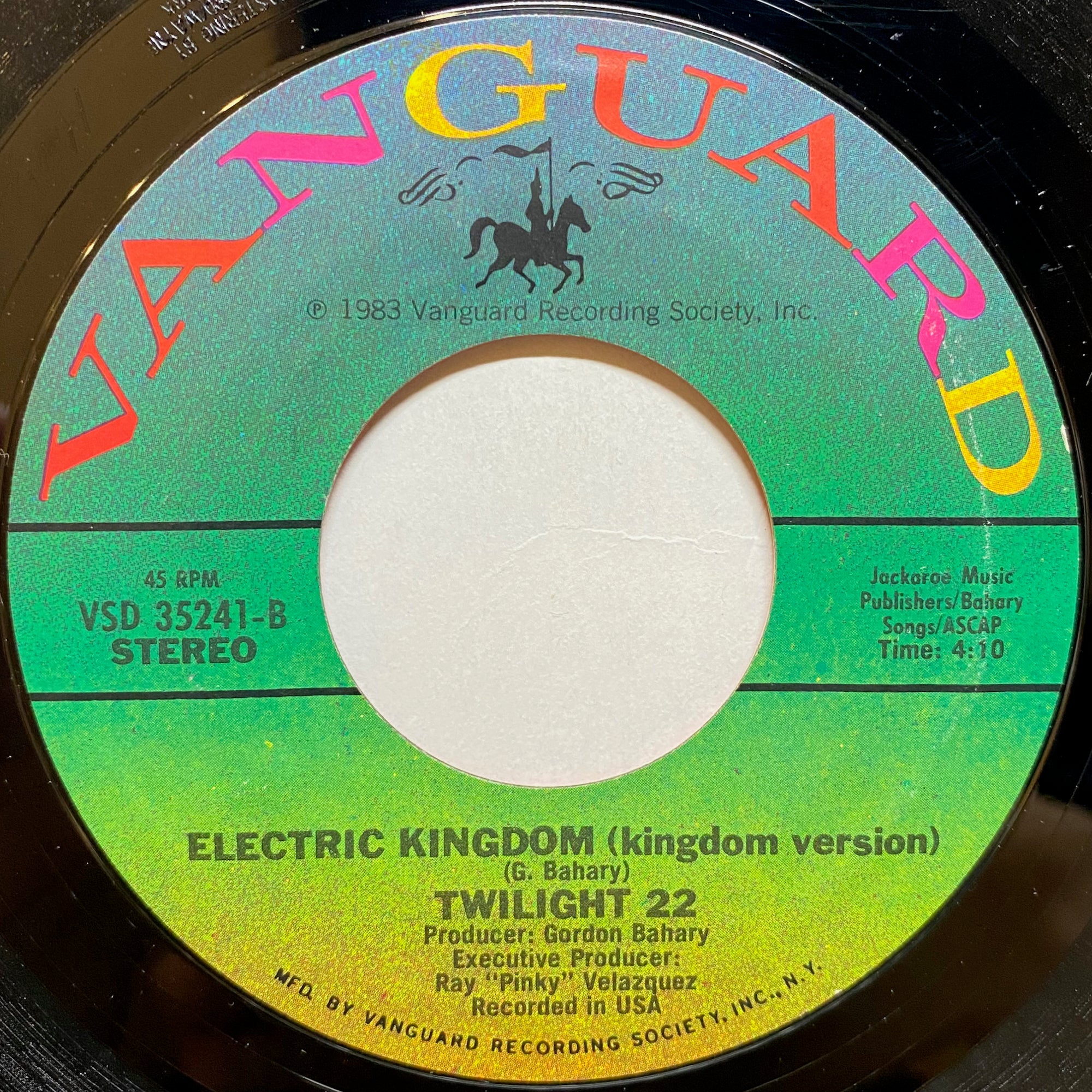 Twilight 22 / Electric Kingdom | VINYL7 RECORDS