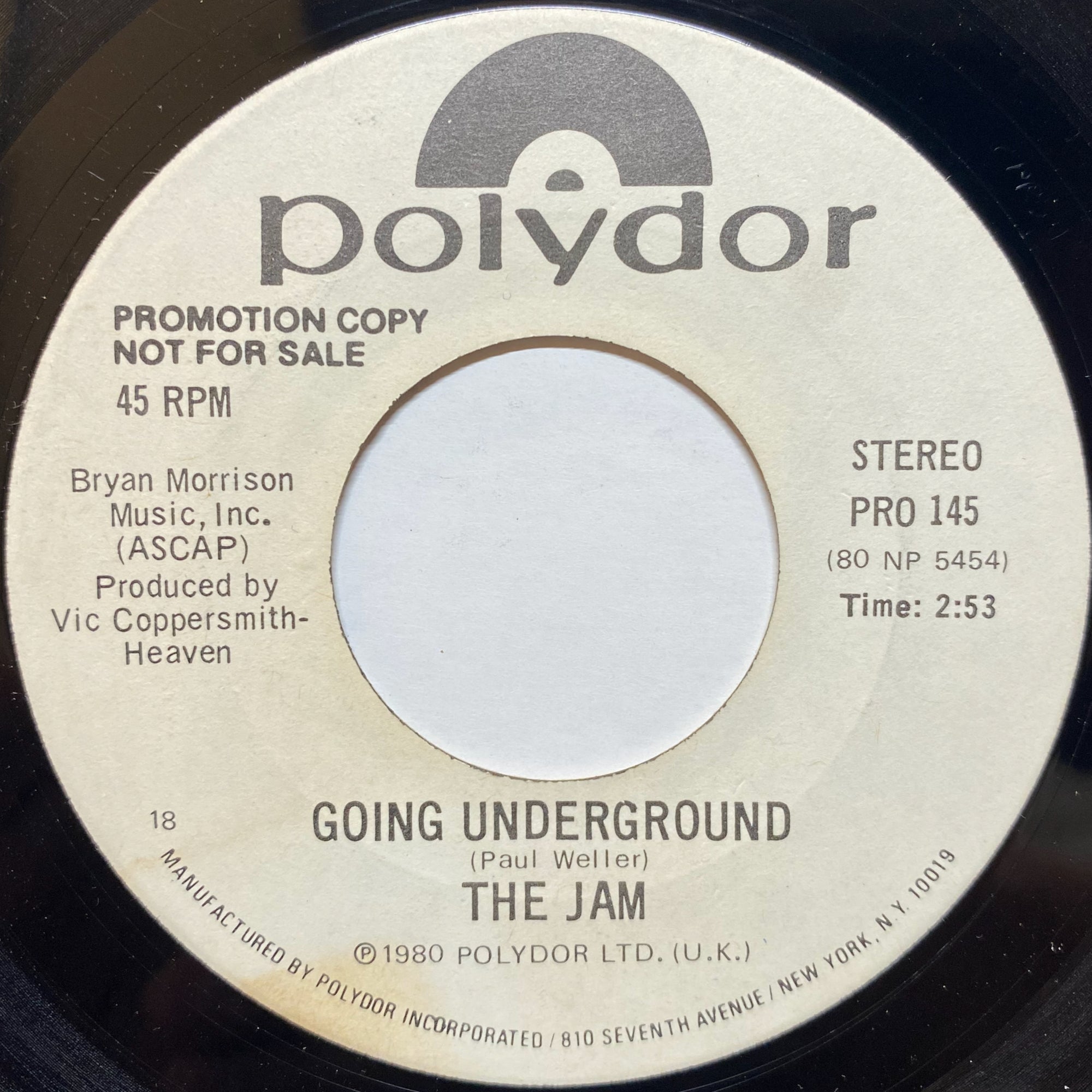 話題の行列 The Jam – Going Underground 7