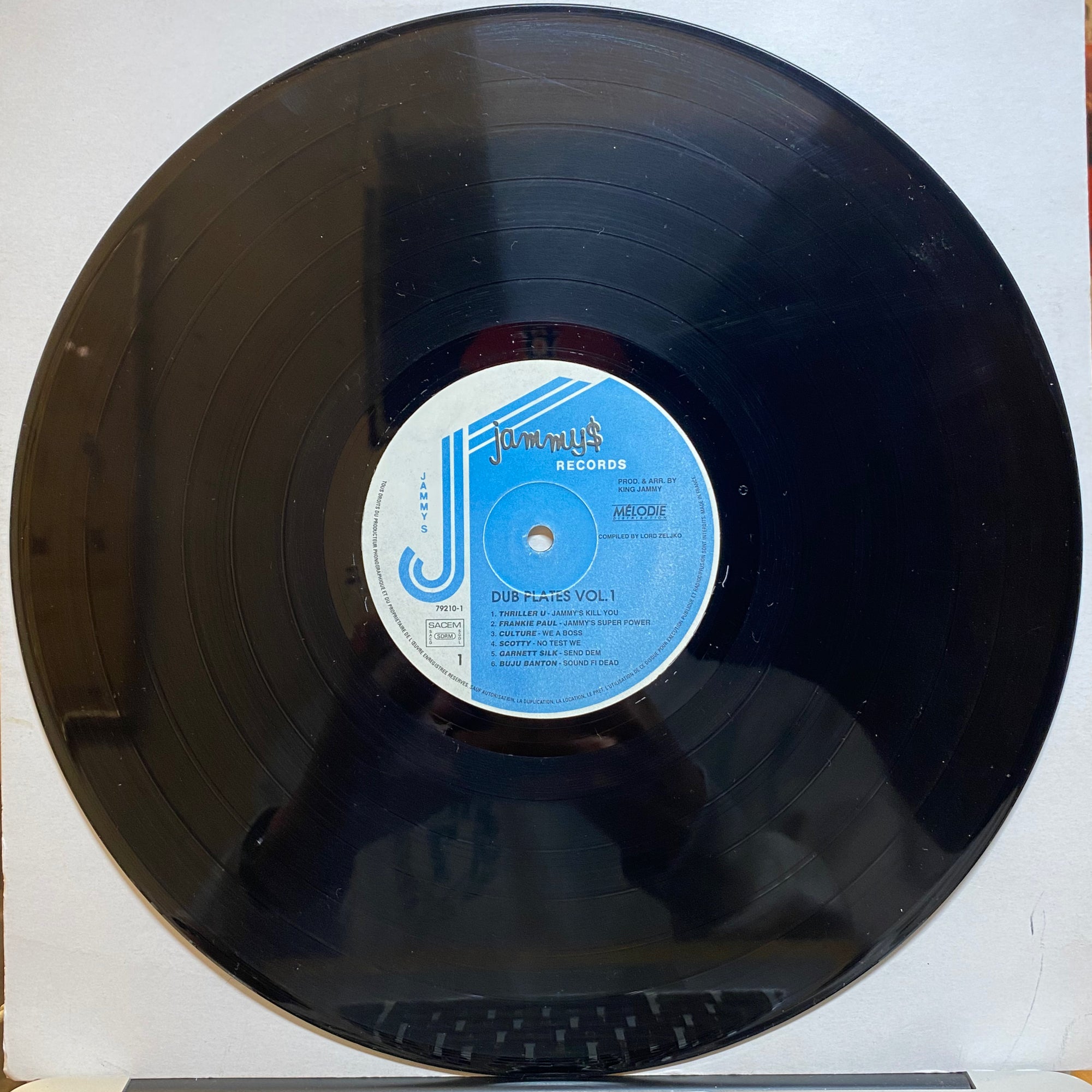 King Jammy's / Presents: Dub Plates Volume 1 | VINYL7 RECORDS