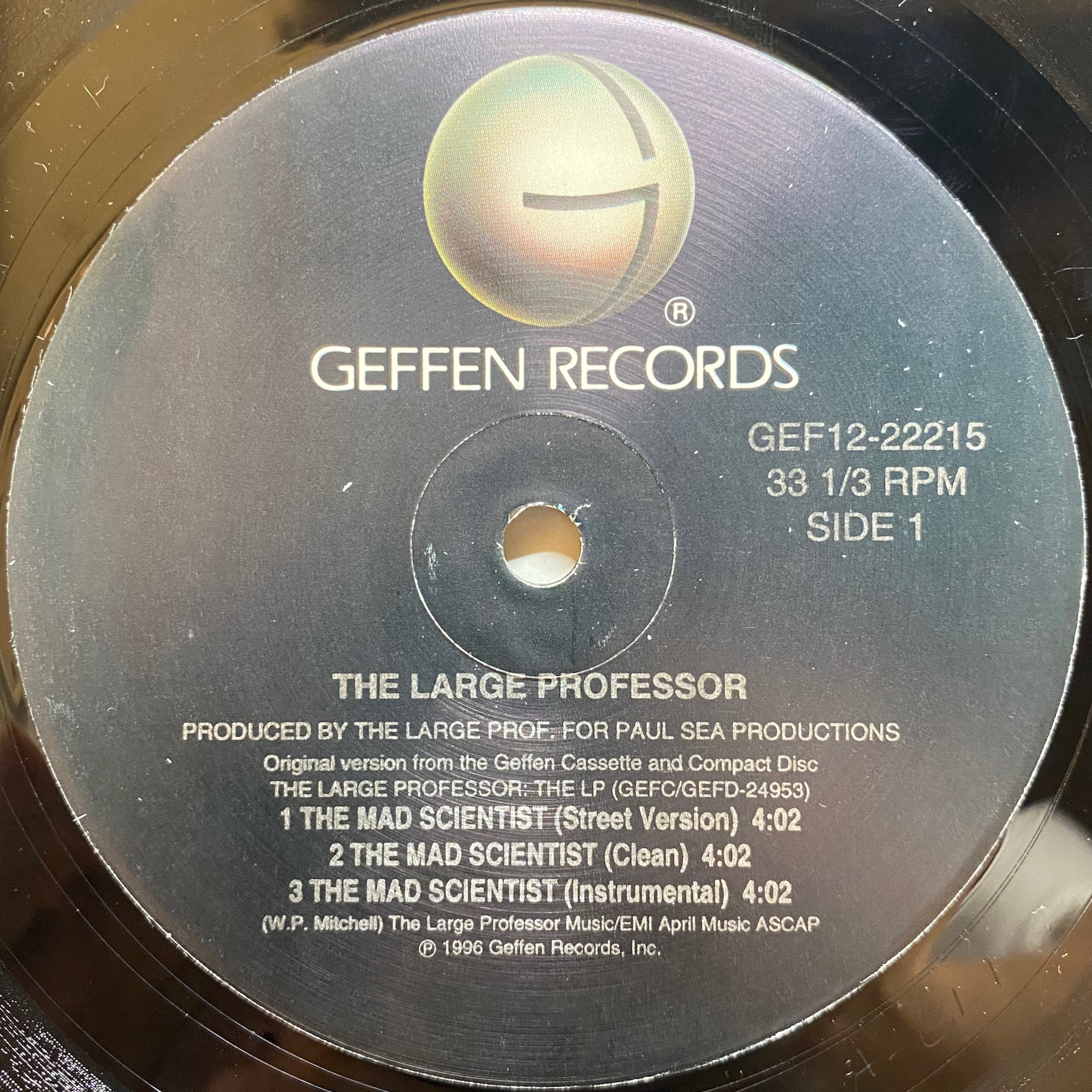 Large Professor, The / The Mad Scientist | VINYL7 RECORDS