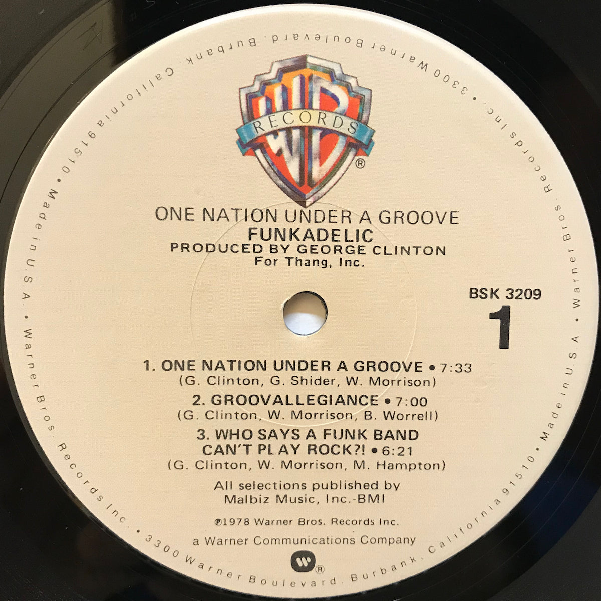 Funkadelic / One Nation Under A Groove | VINYL7 RECORDS
