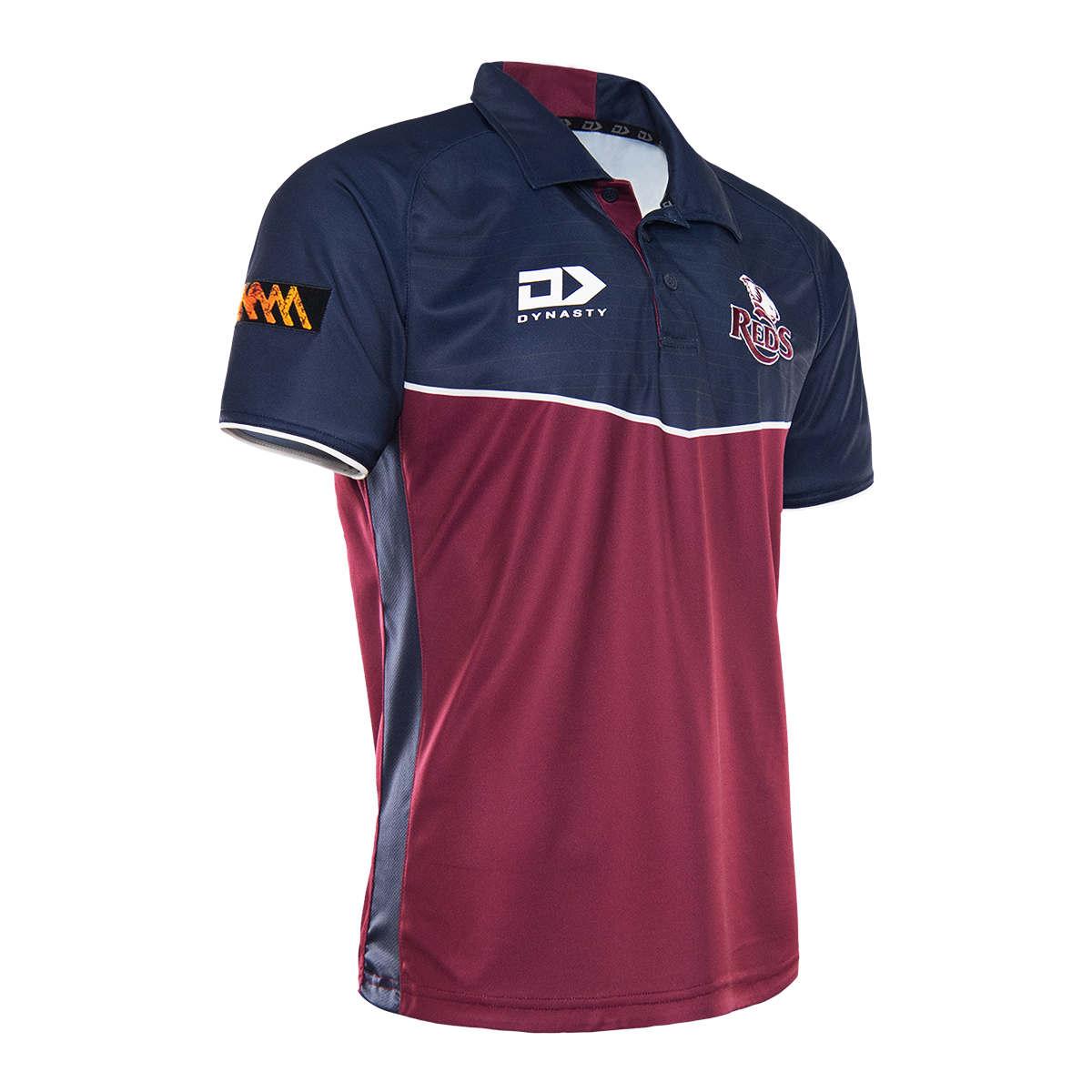 2021 Queensland Reds Mens Media Polo | Dynasty Sport | Australia