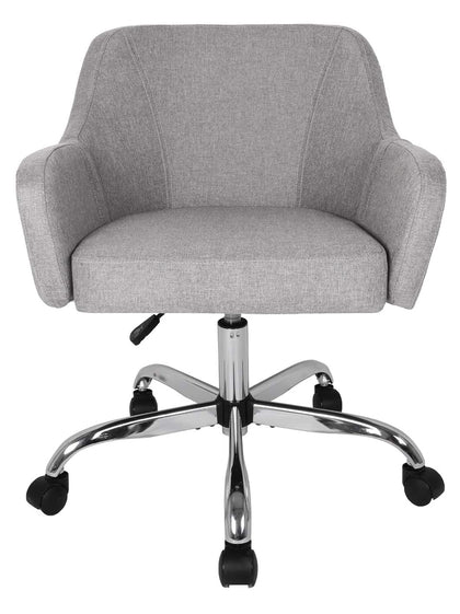 Smugdesk Home Office Chair, Upholstered Mid Back Support Swivel Comput –  SmugDesk