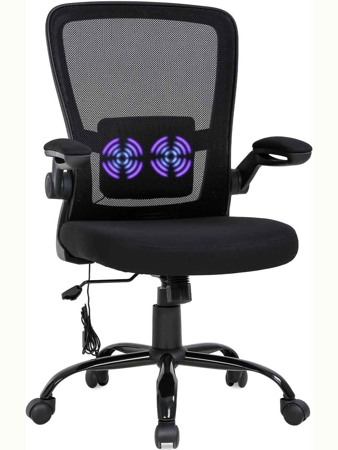 Ergonomic Massage Office Desk Chair Mesh Computer Chair Swivel Rolling - SmugDesk