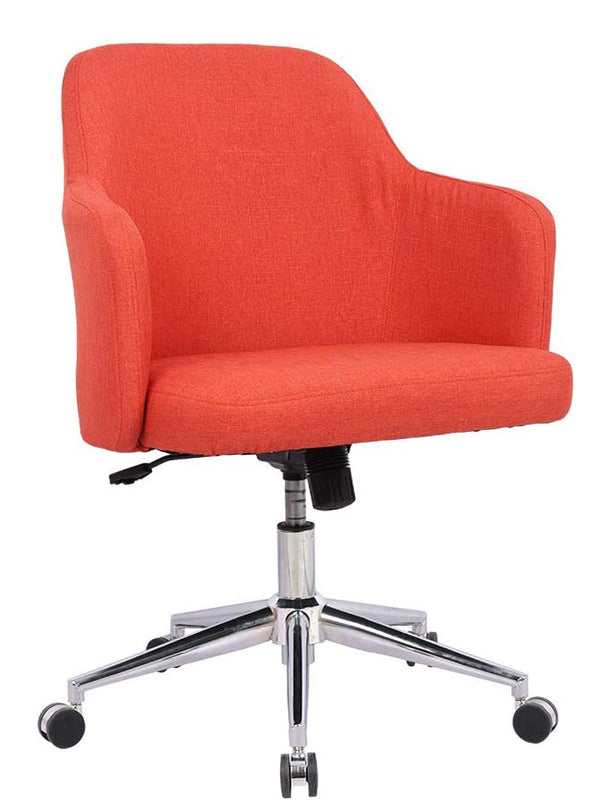 Mid Back Home Office Chair with Soft Armrest and Lumbar Support – SmugDesk