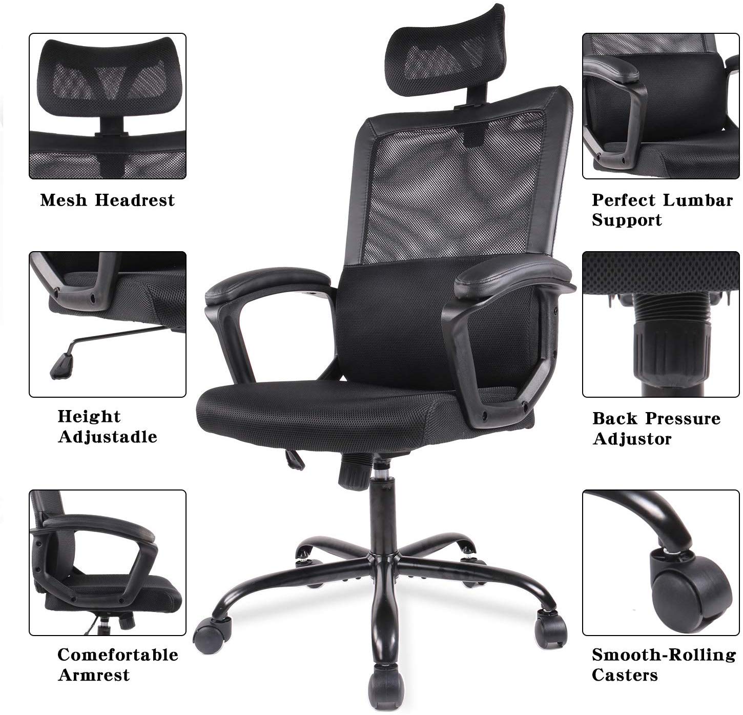 smugdesk ergonomic office chair assembly